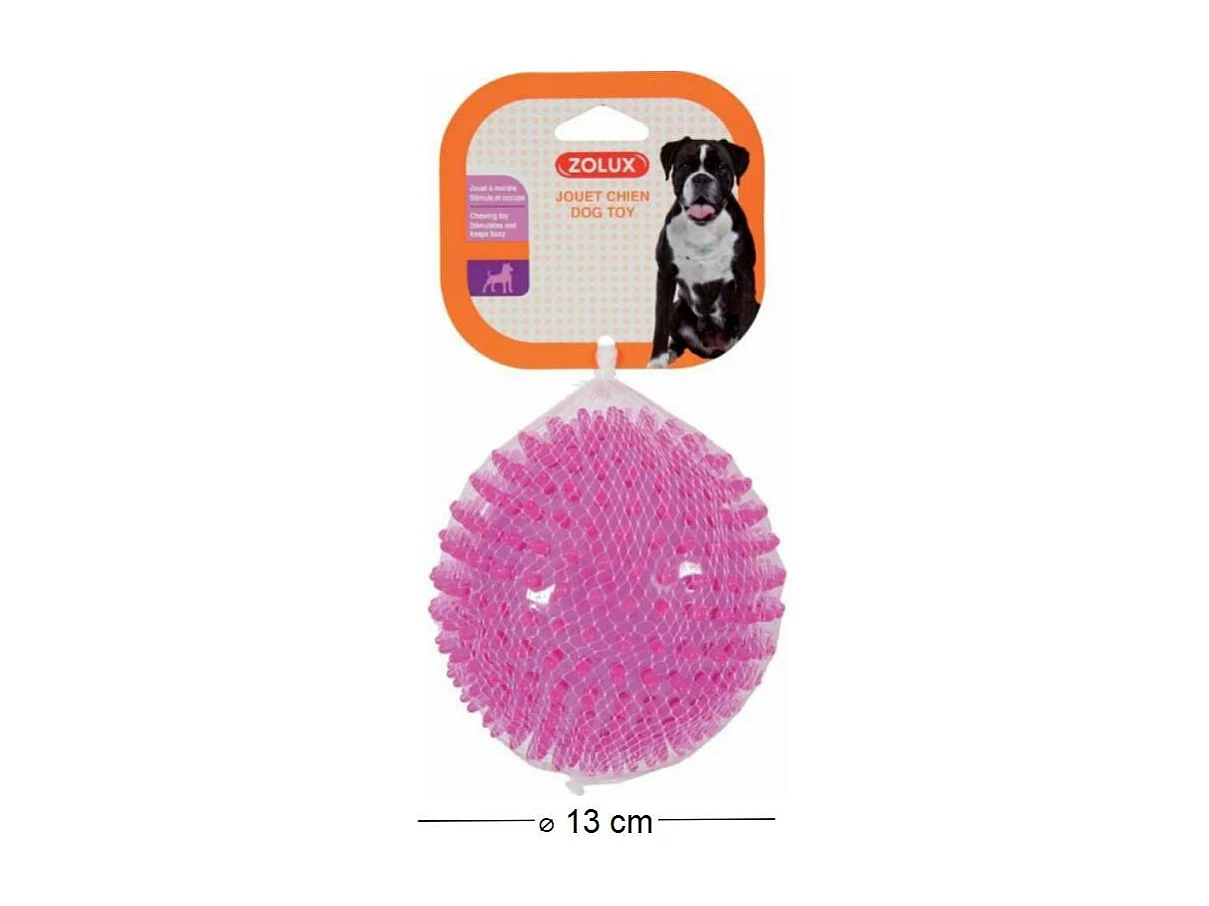 Pelota de juguete para perros con granos Pop 13 cm