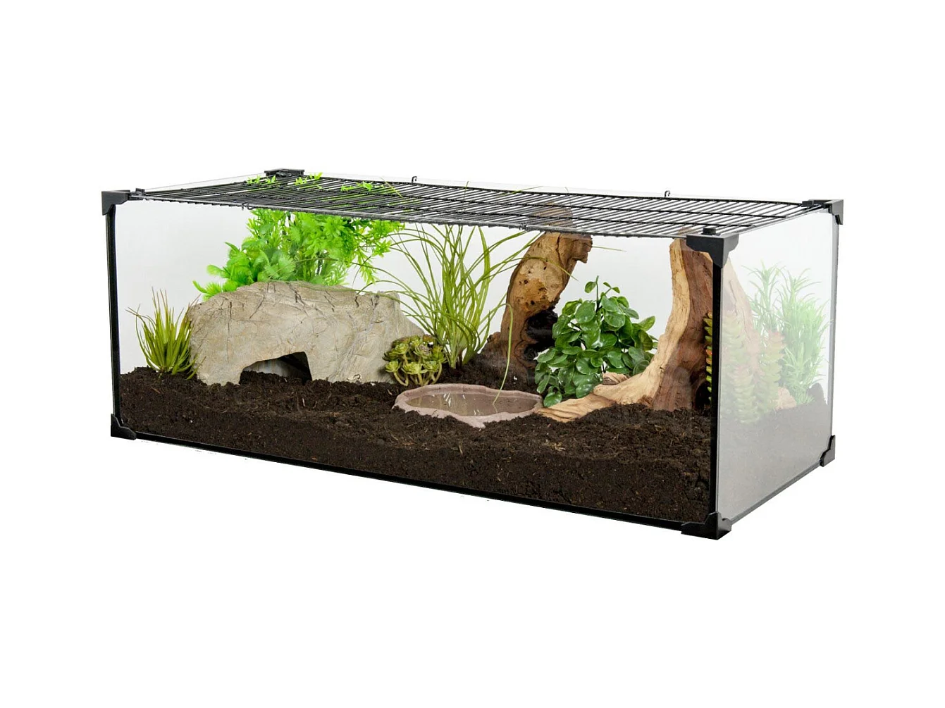 Terrarium pour tortues de terre Karapas 112 litres