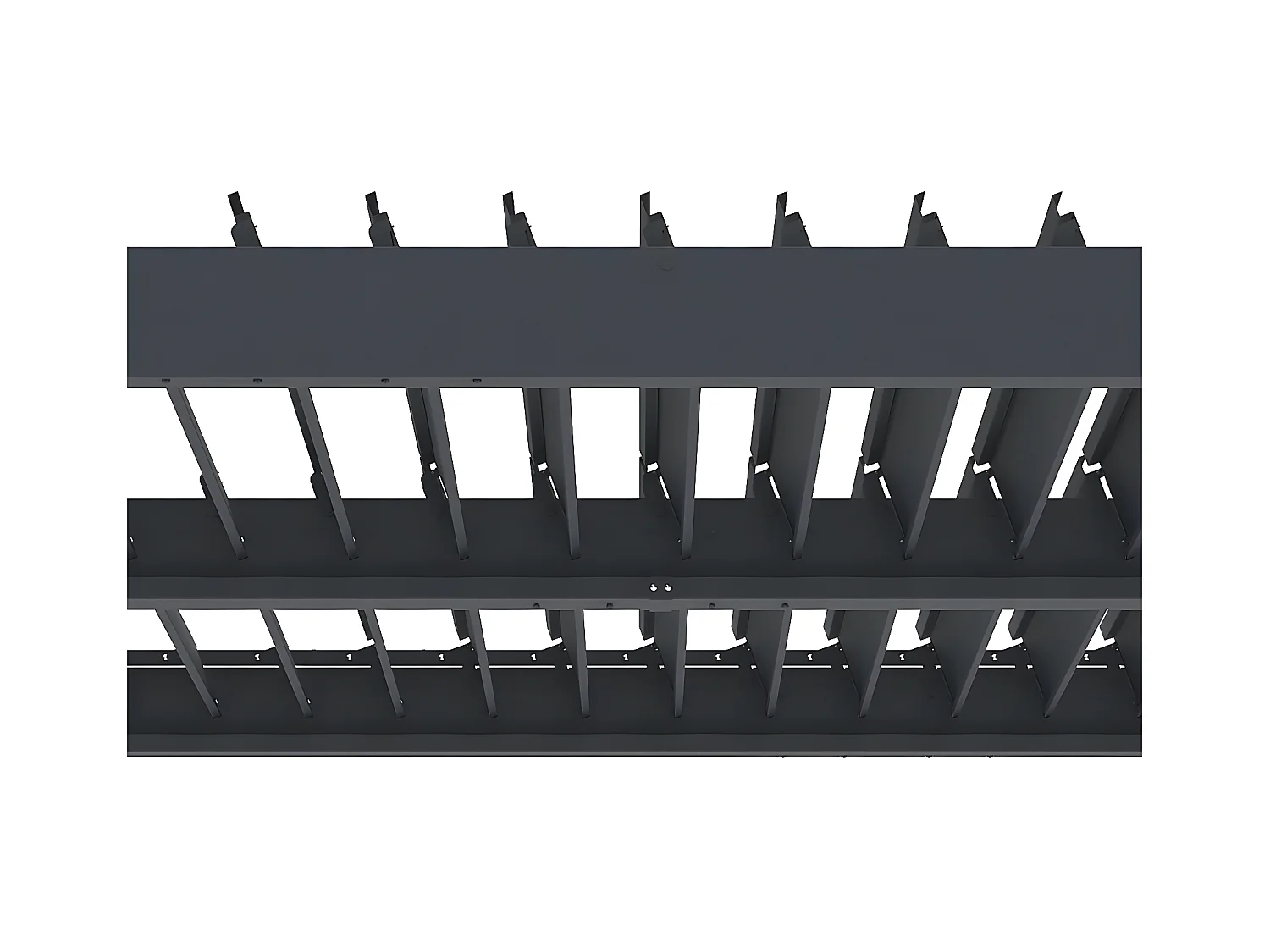 Pérgola bioclimática "Windsor" 3 x 3 con led de aluminio - Gris