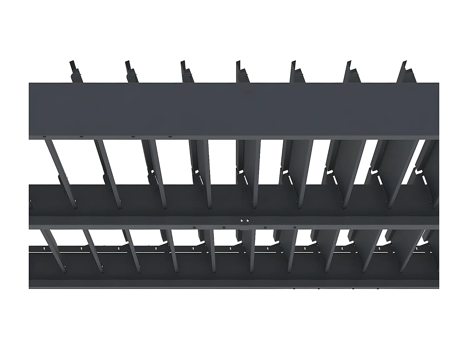 Pergola bioclimatique avec led en aluminium "Windsor premium" 3 x 3 - Gris