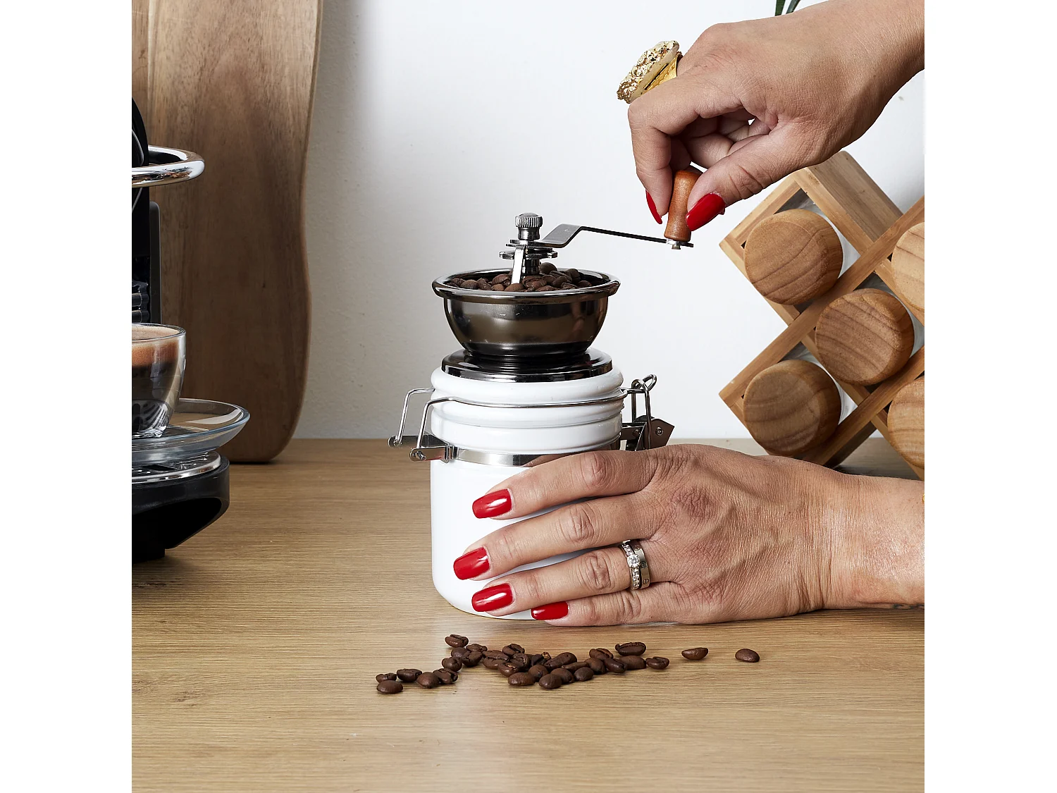 Kaffeemühle aus Steingut "Barista" 220 ml