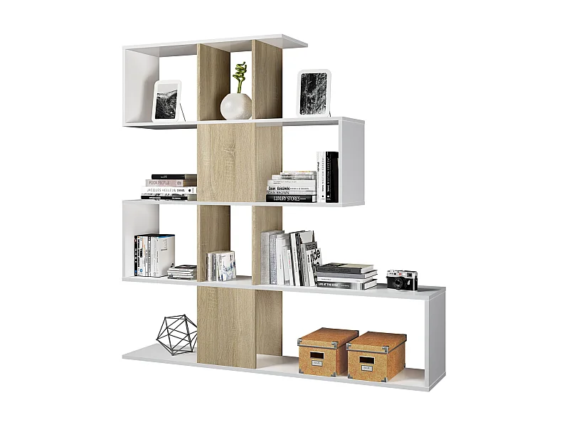 Etagère Elfos Plus - Artik White et Chêne canadien