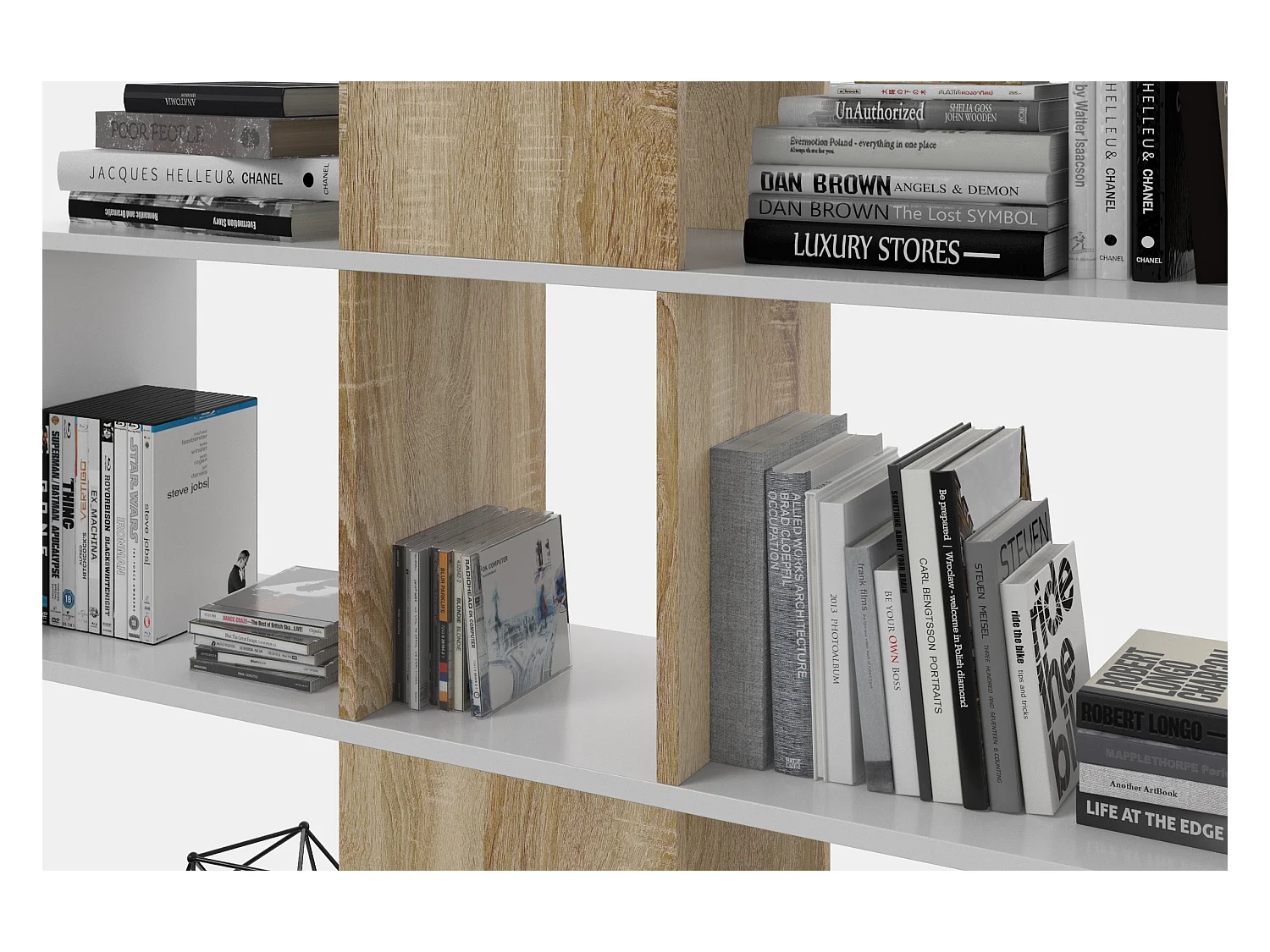 Etagère Elfos Plus - Artik White et Chêne canadien