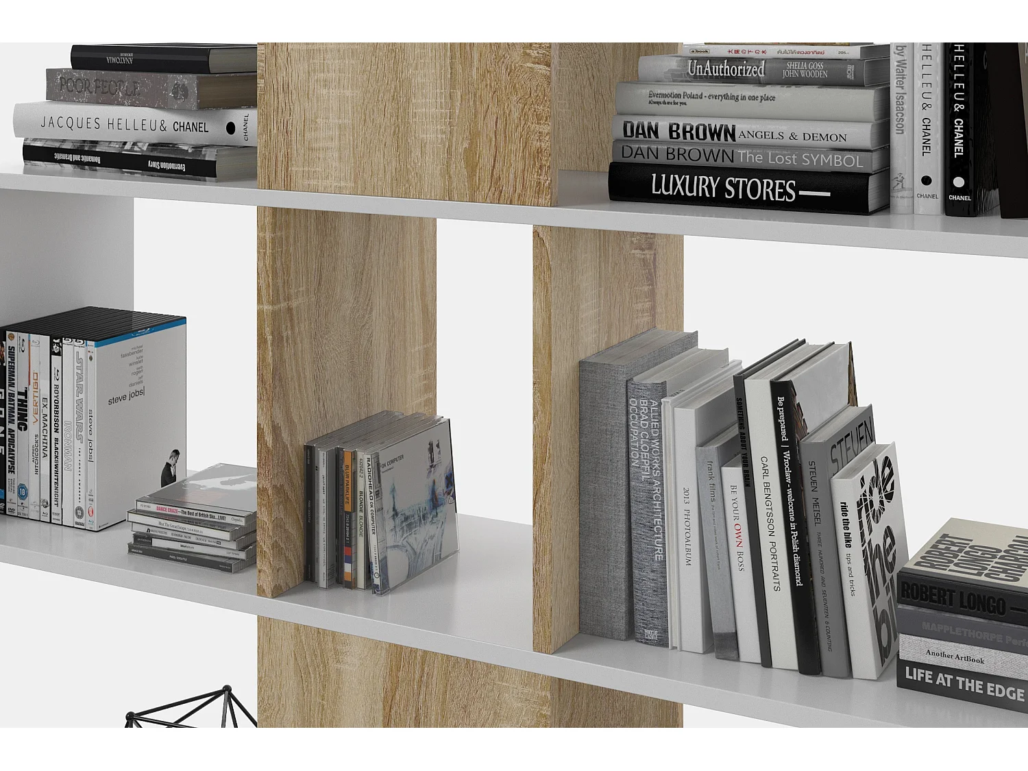 Etagère Elfos Plus - Artik White et Chêne canadien