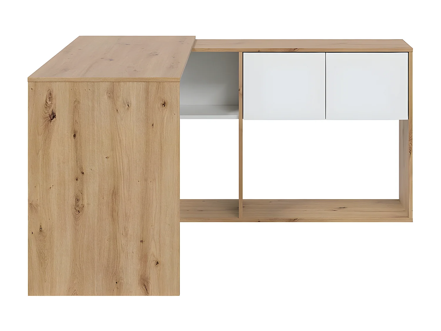 Escritorio multiposición con biblioteca - L108 cm