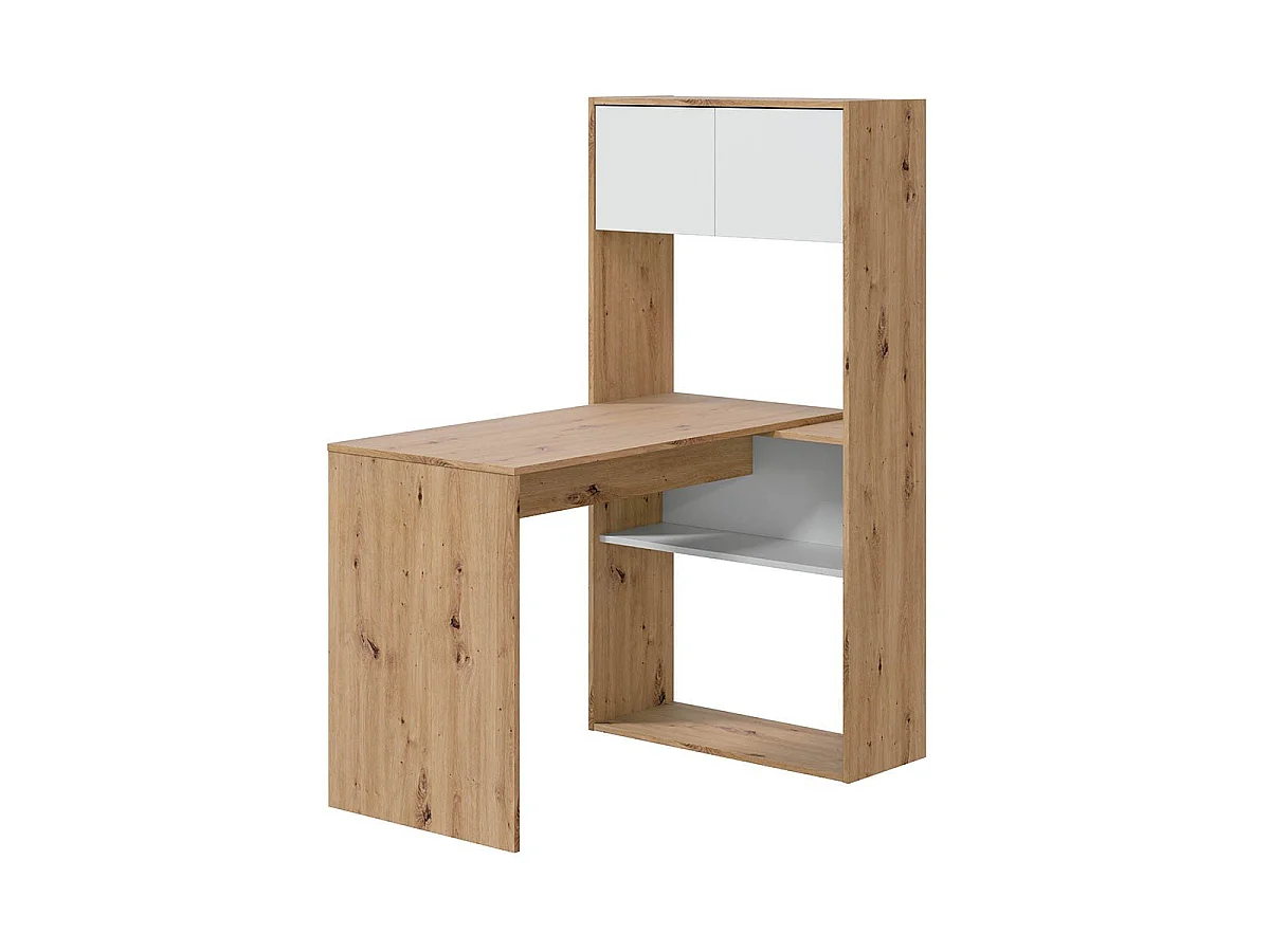 Scrivania multiposizione con libreria - L108 cm