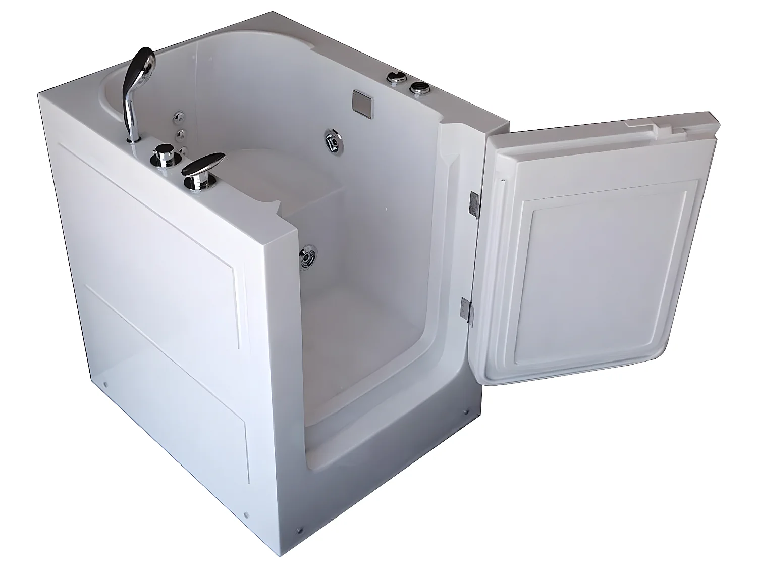 Baignoire Balnèo avec porte pour seniors 93 x 83 x h100 cm – Lavander