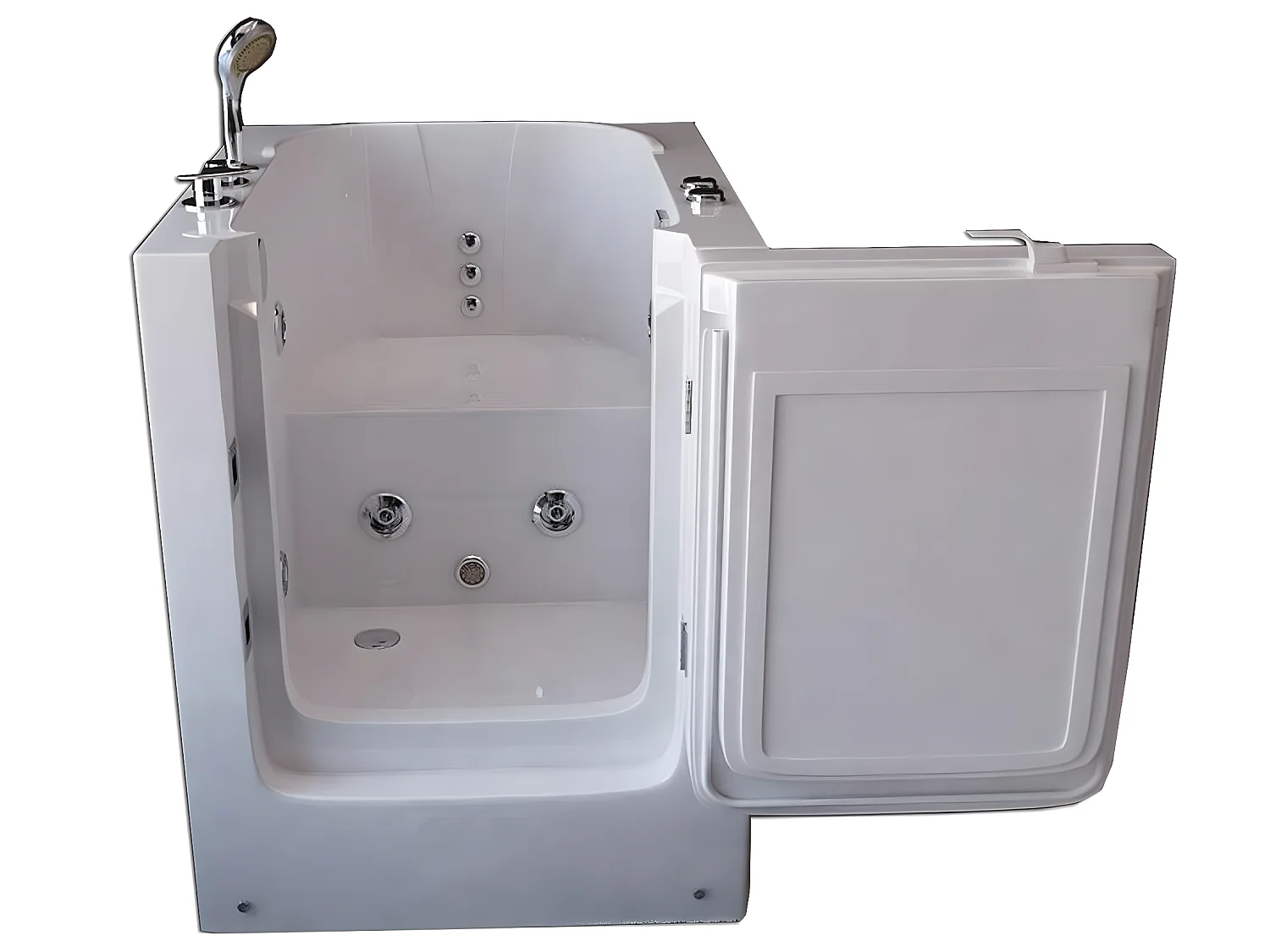 Baignoire Balnèo avec porte pour seniors 93 x 83 x h100 cm – Lavander