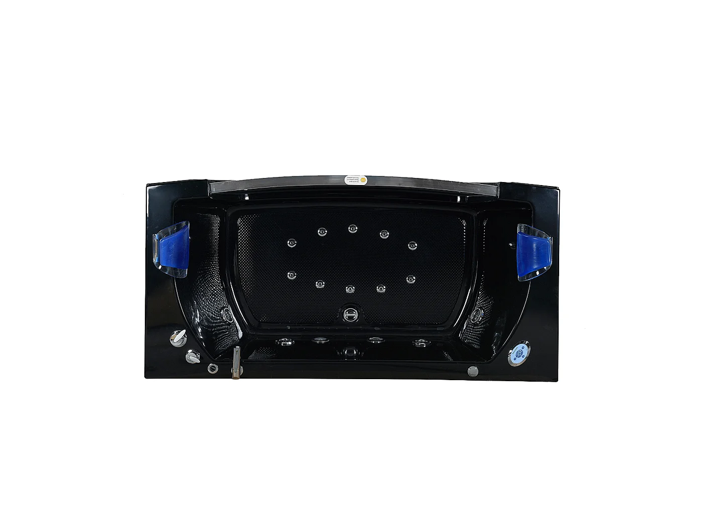 Baignoire hydromassage noir Chromothérapie 180 X 90 cm 14 jets – Cherry