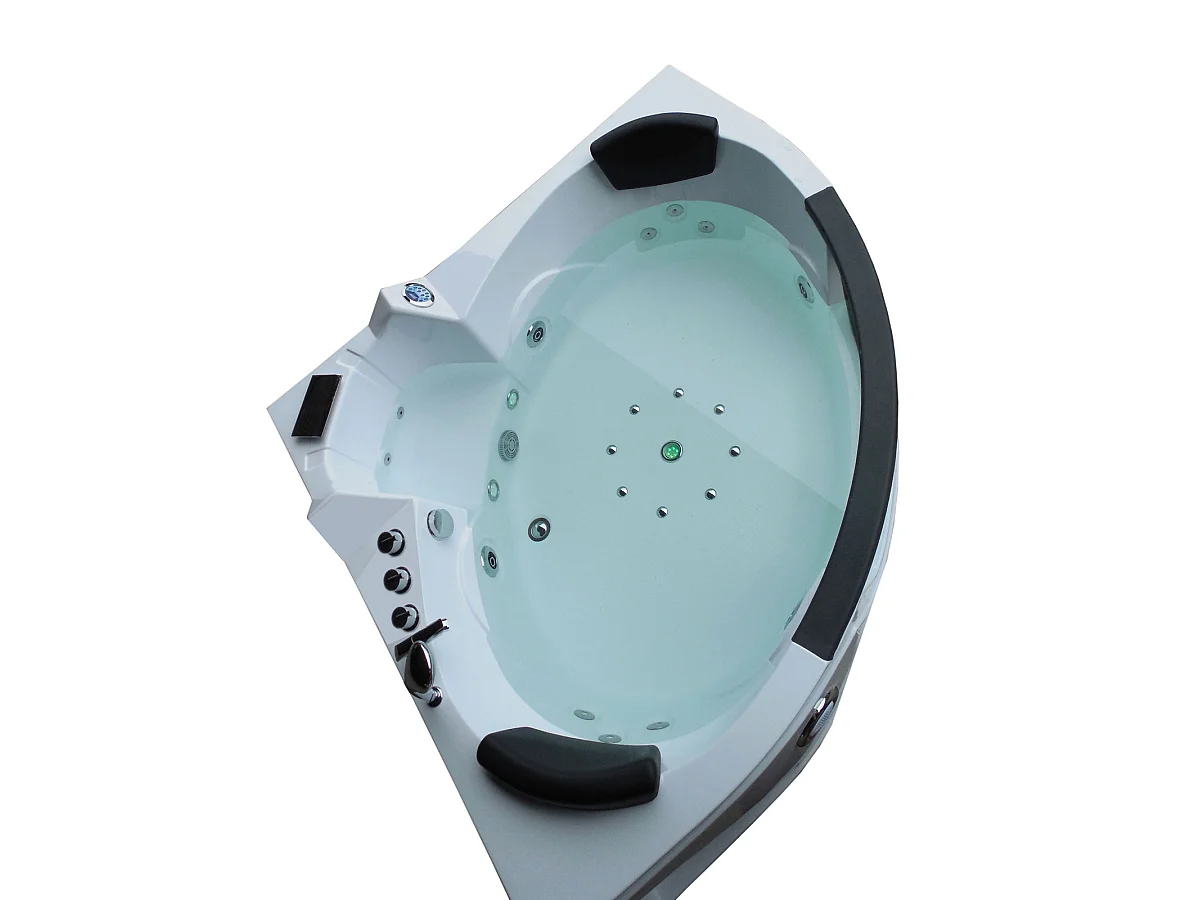 Chromotherapie whirlpoolbad 150 X 150 cm dubbele pomp 20 jets – Wisteria