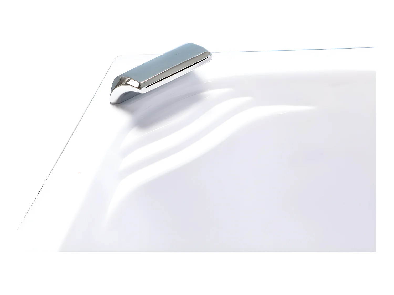 Whirlpoolbadewanne 180 x 120 cm weiß für 2 Personen 8 Düsen - Lily