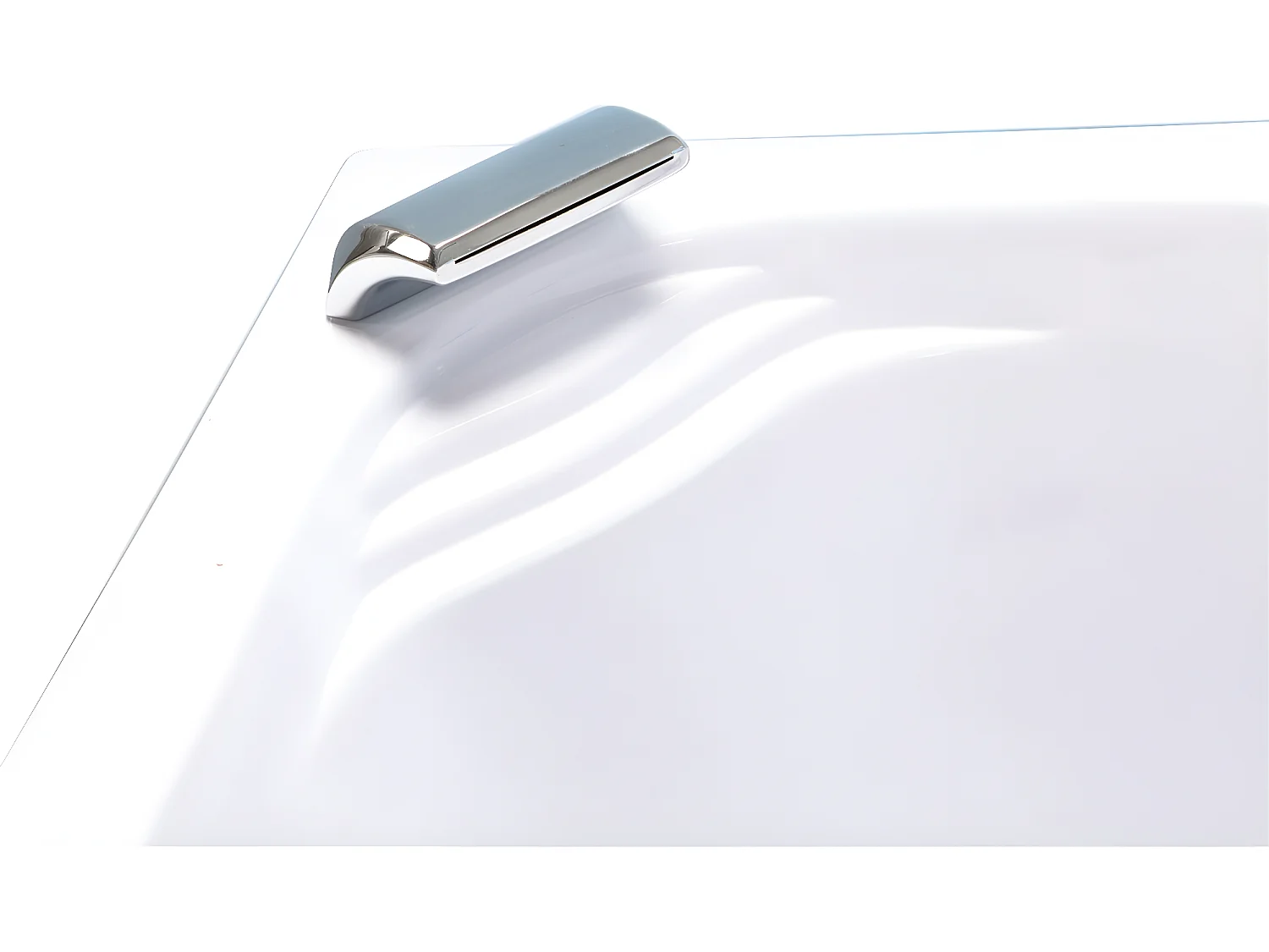 Wit bubbelbad 180 X 120 cm Chromotherapie 8 jets – Lily