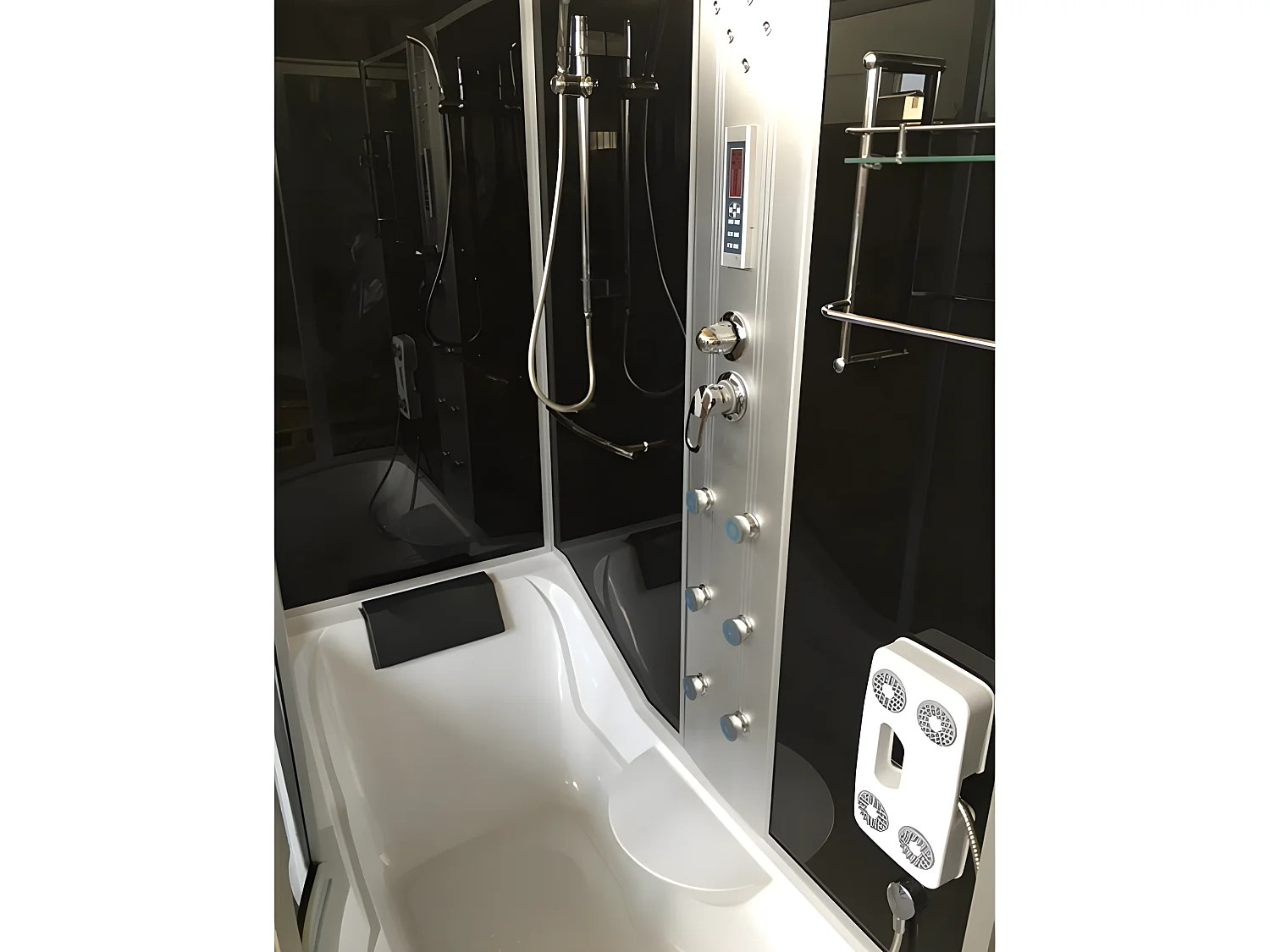 Baignoire-Douche hydromassagehoek Chromotherapie 170 x 90 cm - Ocean