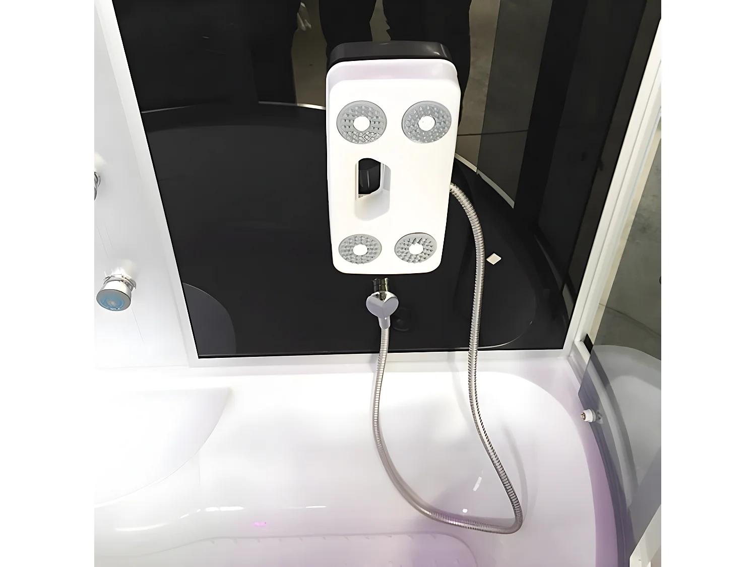 Baignoire-Douche hydromassagehoek Chromotherapie 170 x 90 cm - Ocean