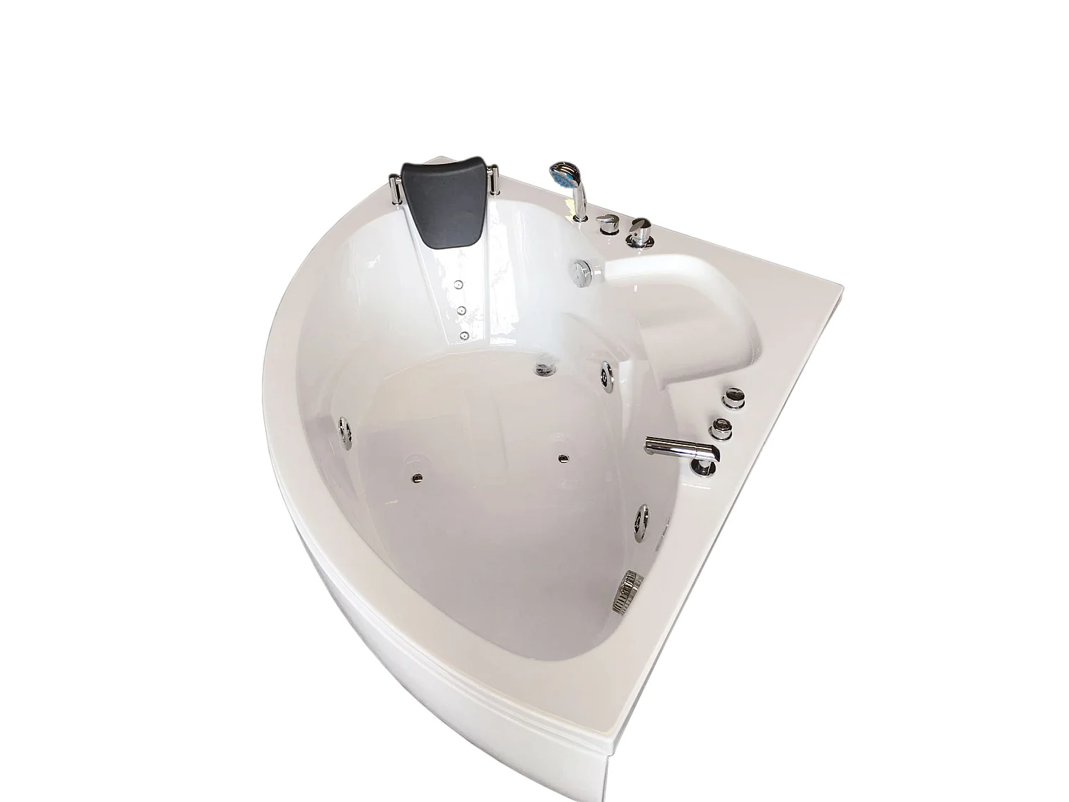 Witte hottub 135 X 135 cm voor 2 personen 9 jets – Briony