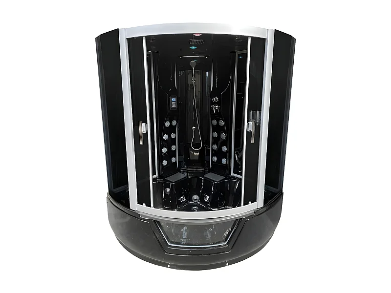 Duschbadewanne Schwarze 150 x 150 cm - Black Narciso