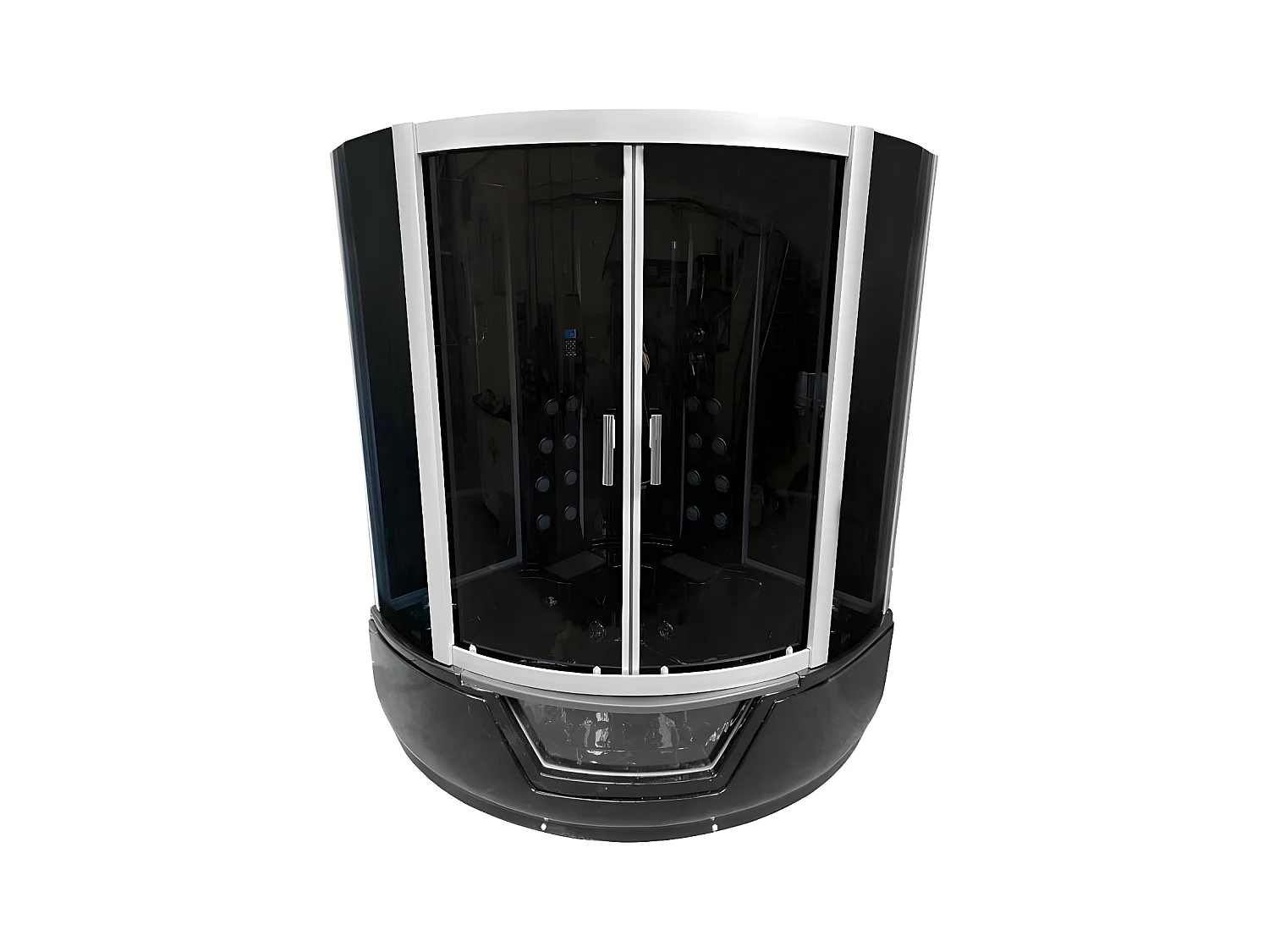 Duschbadewanne Schwarze 150 x 150 cm - Black Narciso