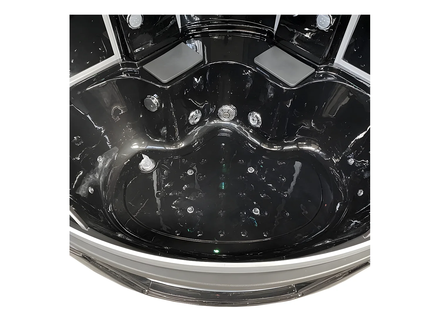 Duschbadewanne Schwarze 150 x 150 cm - Black Narciso