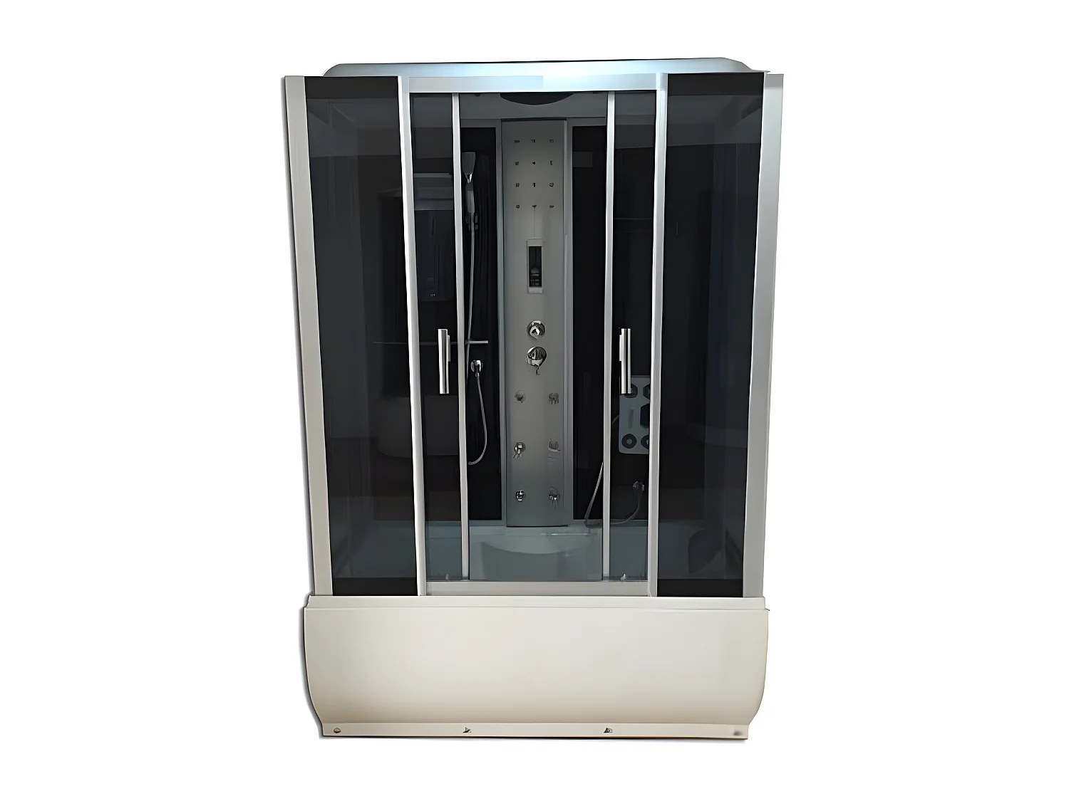 Baignoire-Douche hydromassagehoek 150 x 83 cm - Blossom