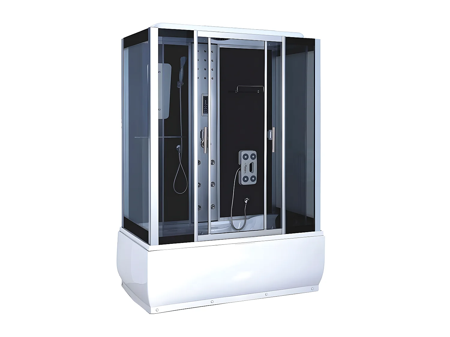 Baignoire-Douche hydromassagehoek 150 x 83 cm - Blossom