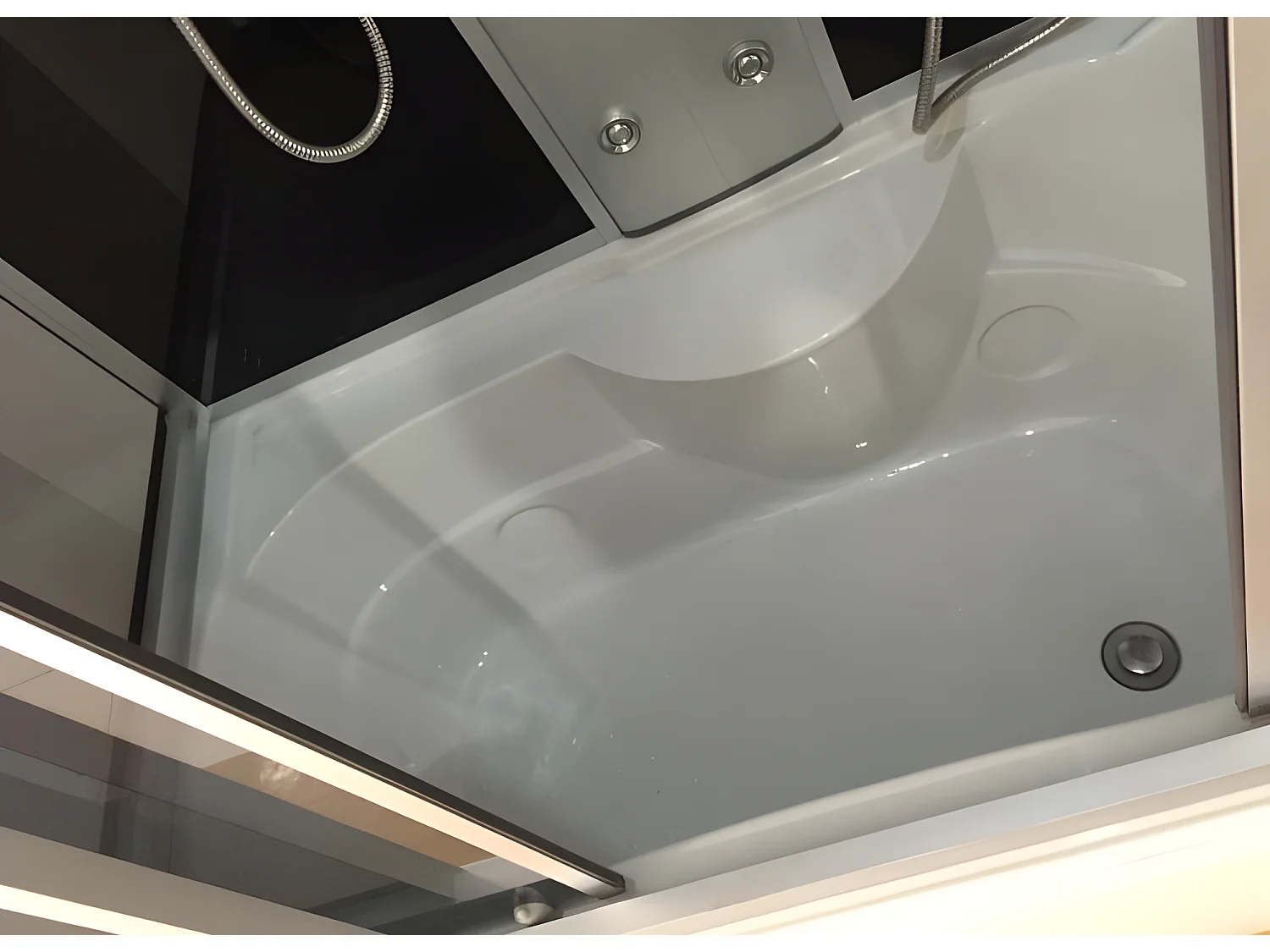 Baignoire Balnèo Cabine de Douche 150 X 83 cm – Blossom