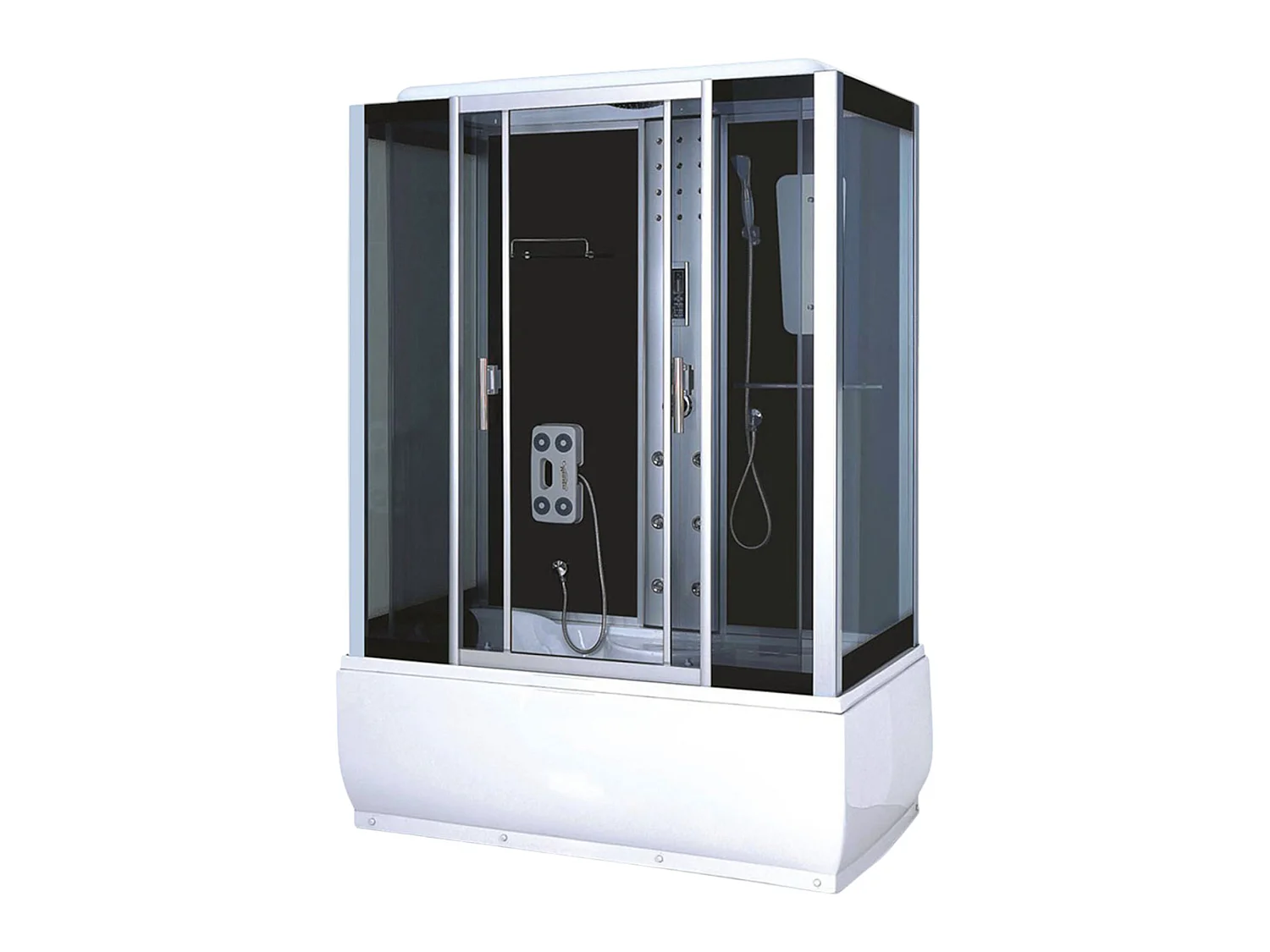 Baignoire-douche hydromassante 150 × 83 cm – Blossom