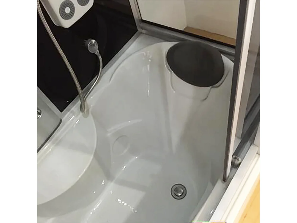 Baignoire-douche hydromassante 150 × 83 cm – Blossom