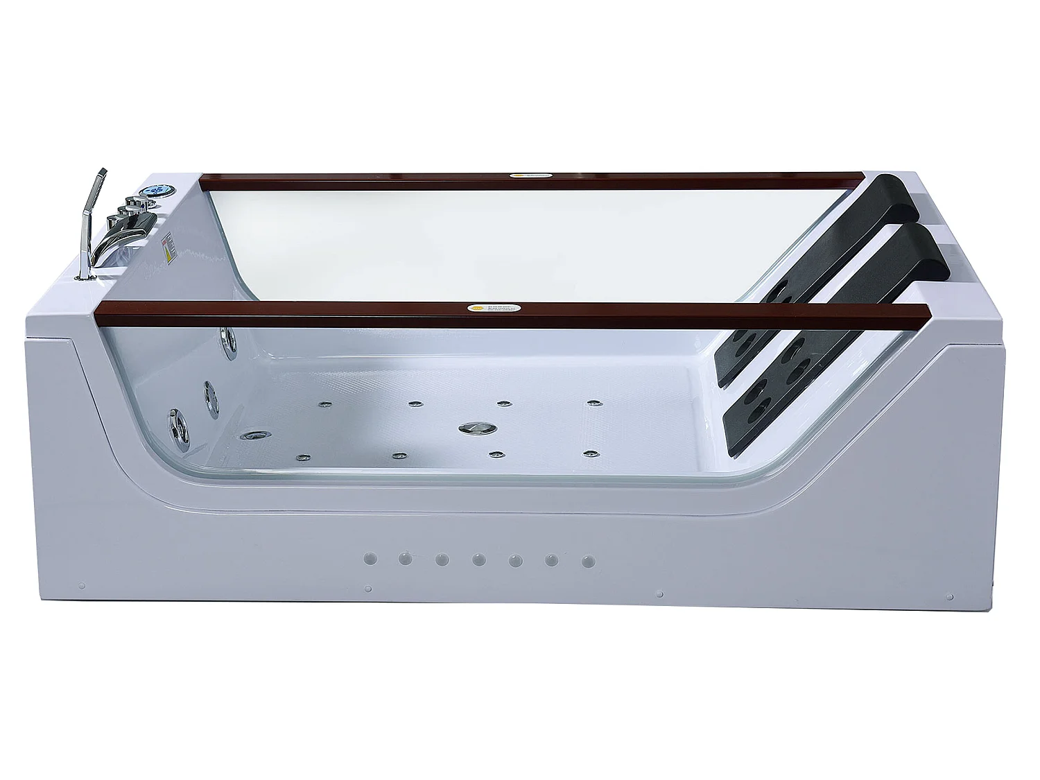 Vasca idromassaggio bianca per 2 persone 180 X 120 cm 18 getti – Pearl