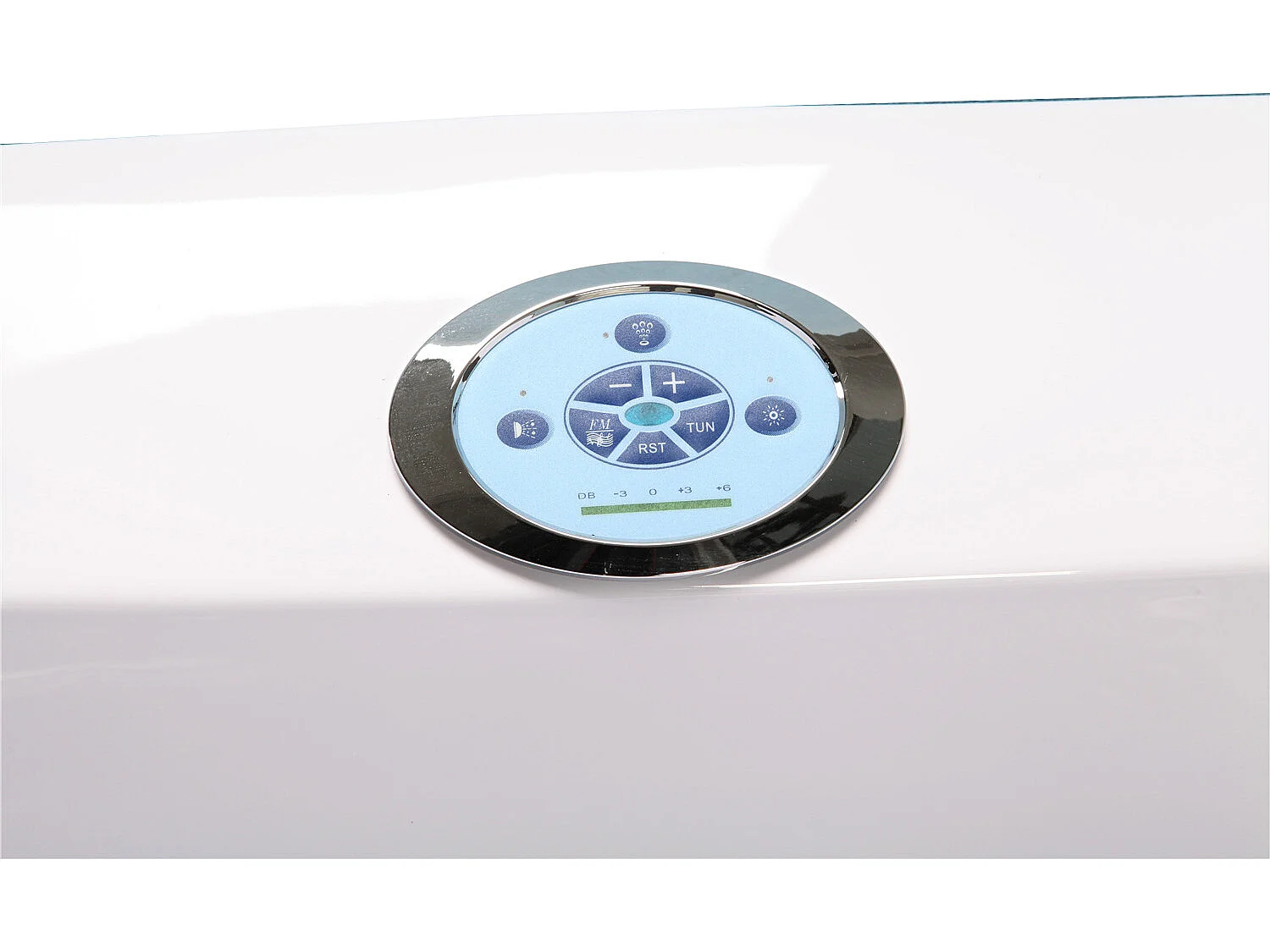 Baignoire Balnèo blanc 180 X 96 cm avec verre frontal 9 jets – Jasmine