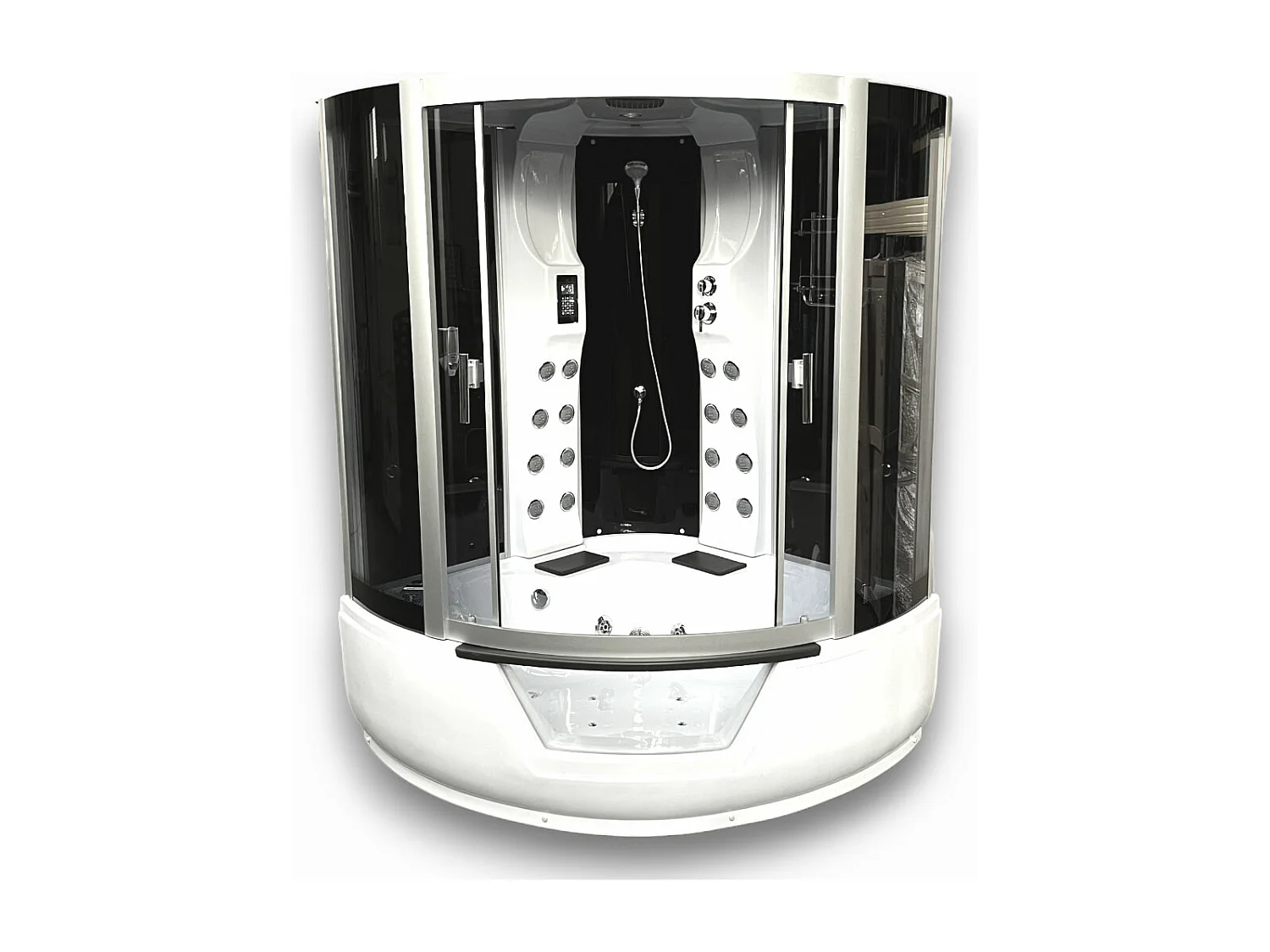 Baignoire-Douche hydromassage angle 150 x 150 cm – Narciso