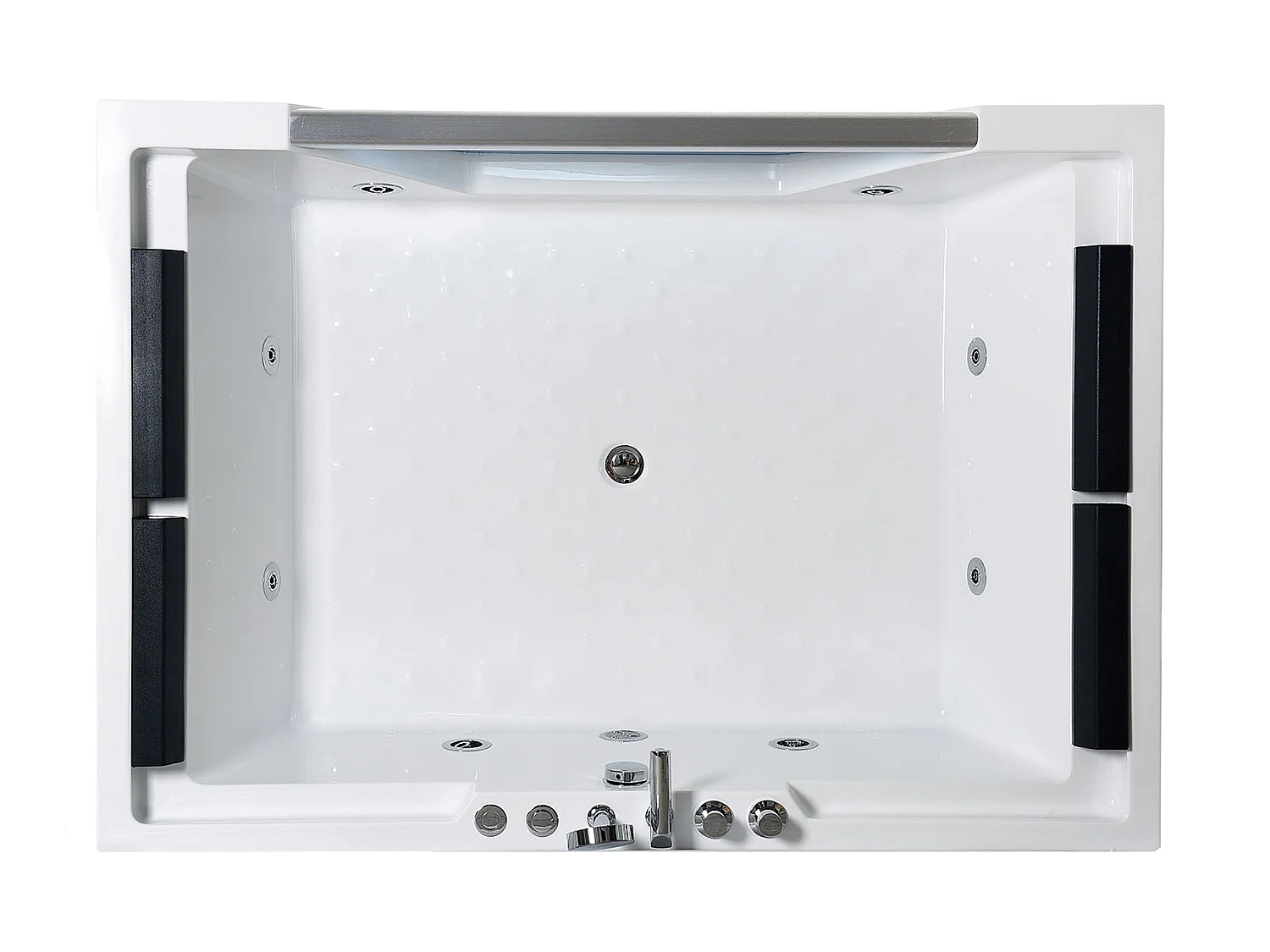 Vasca idromassaggio con vetro panoramico 170 X 120 cm 8 getti – Amber