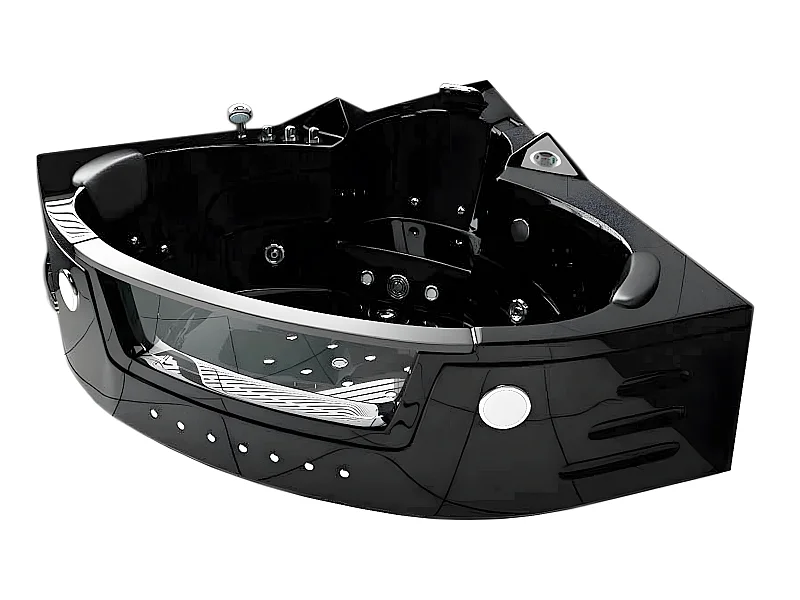 Baignoire Balnèo Chromothérapie 150 X 150 cm pompe double 20 jets – Magnolia