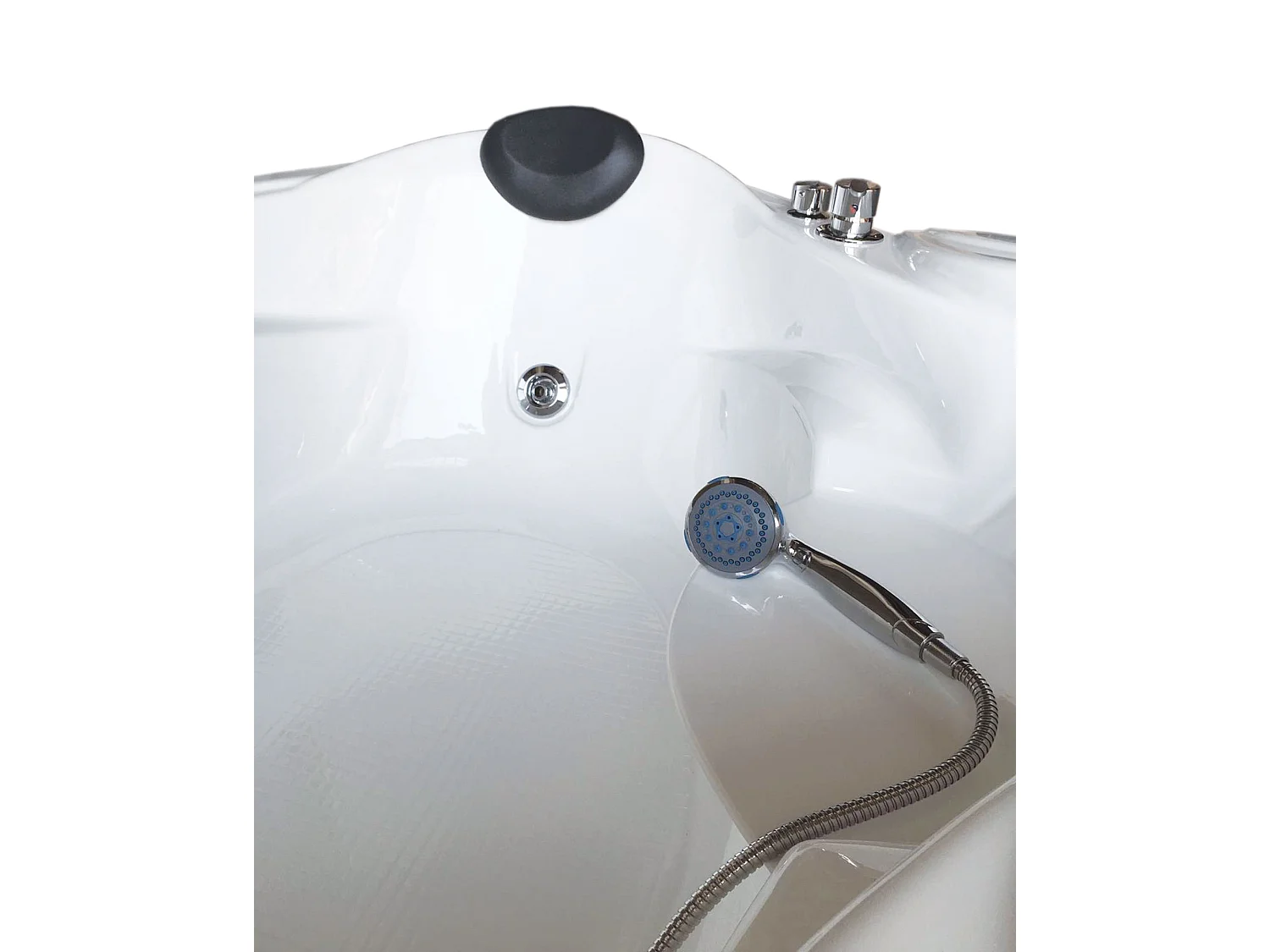 Witte hottub 150 X 150 cm voor 2 personen 6 jets – Anemoon