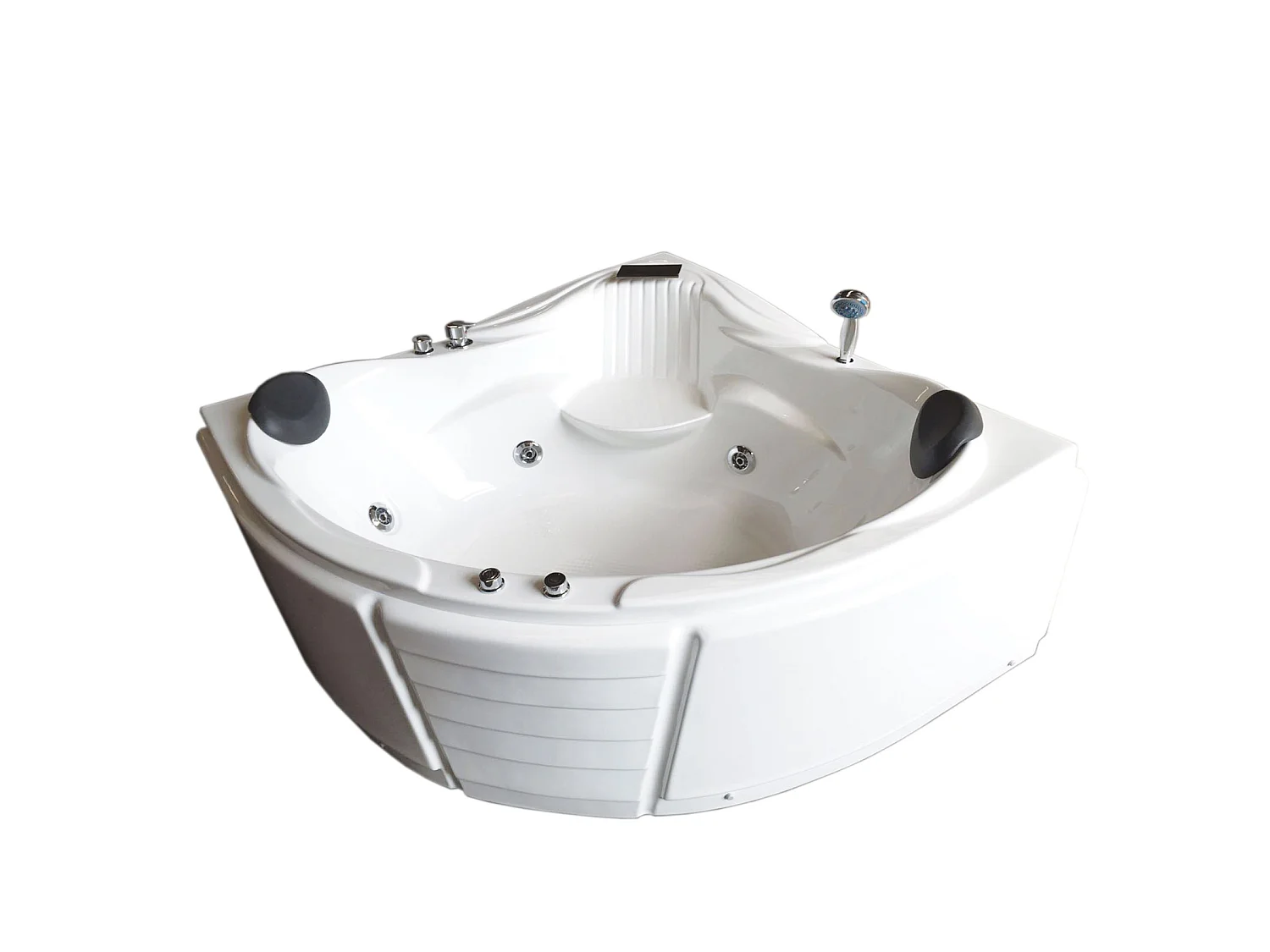 Baignoire Balnèo blanc 150 X 150 cm pour 2 personnes 6 jets – Anemone