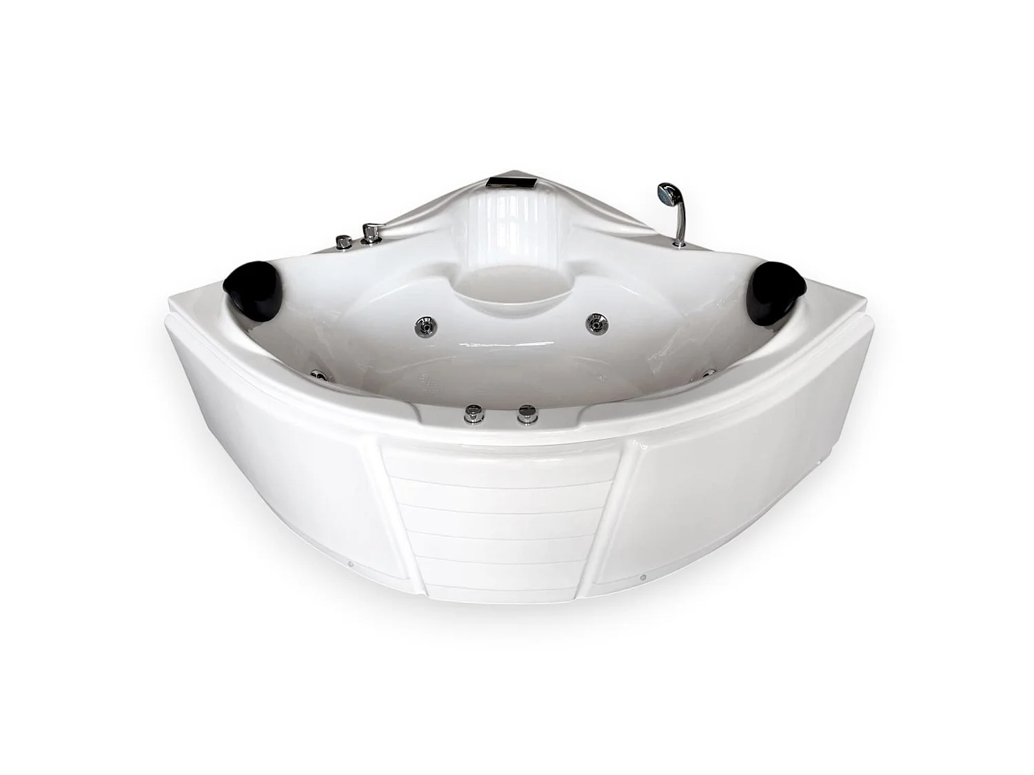 Baignoire Balnèo blanc 150 X 150 cm pour 2 personnes 6 jets – Anemone