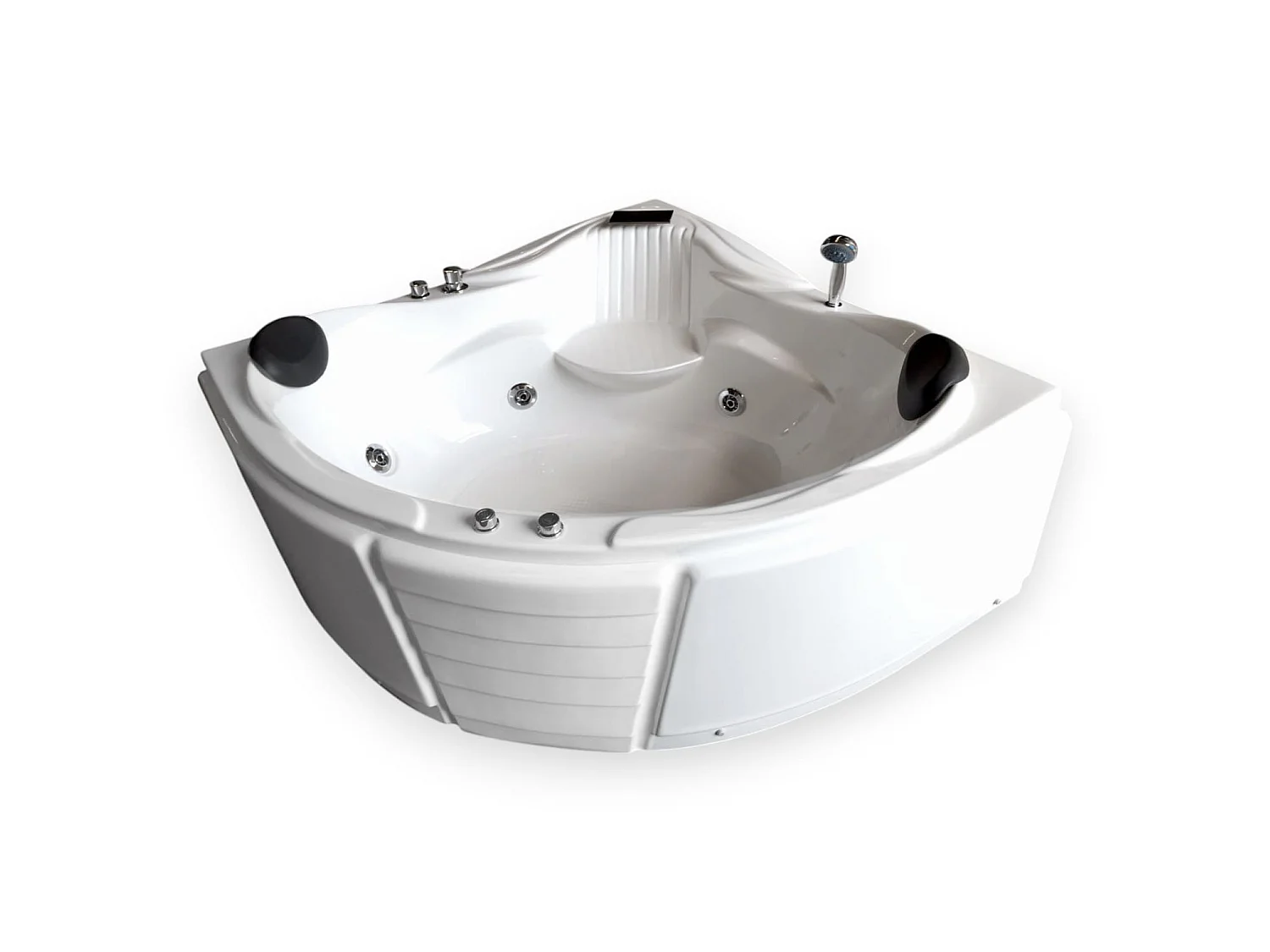 Baignoire Balnèo blanc 150 X 150 cm pour 2 personnes 6 jets – Anemone