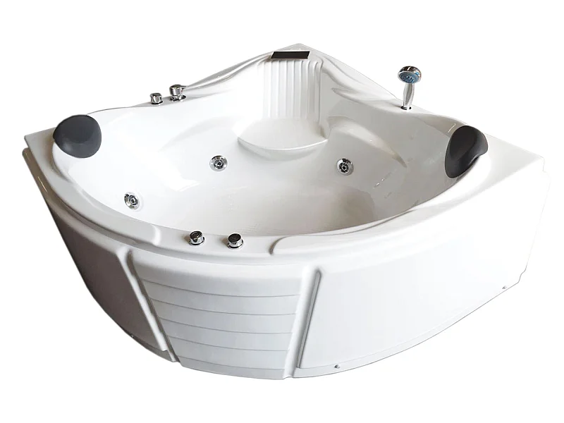 Witte hottub 150 X 150 cm voor 2 personen 6 jets – Anemoon