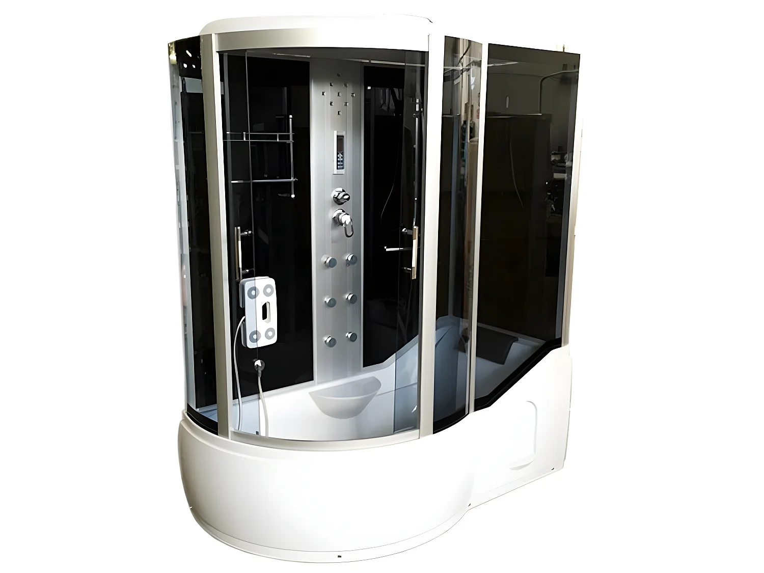 Baignoire-douche d’hydromassage Chromothérapie 170 X 90 cm – Raven