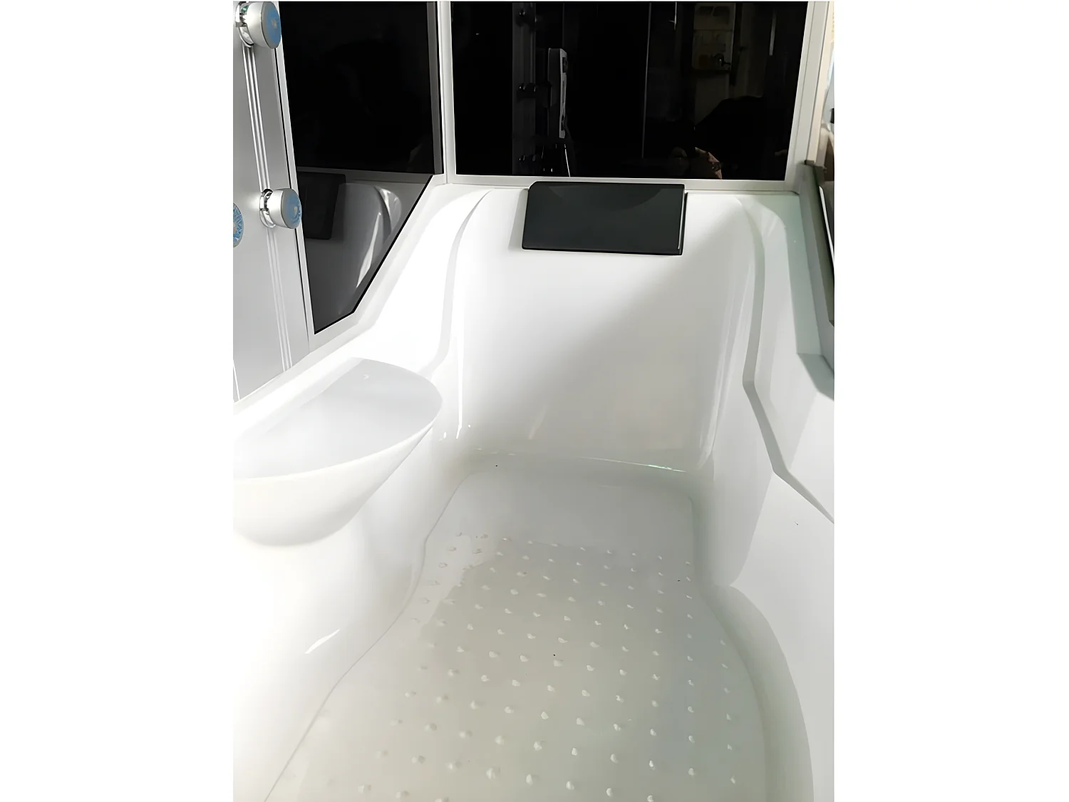 Baignoire-douche d’hydromassage Chromothérapie 170 X 90 cm – Raven