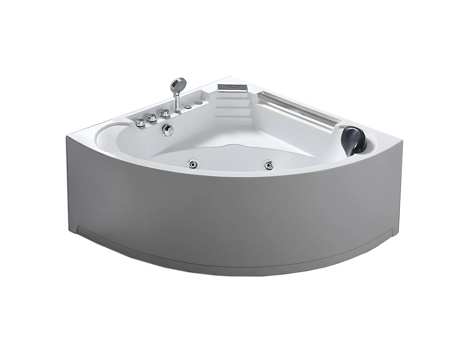 Witte hottub voor 1 persoon 135 X 135 cm 6 jets – Sage