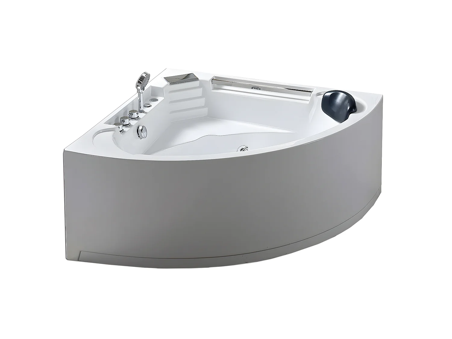 Witte hottub voor 1 persoon 135 X 135 cm 6 jets – Sage