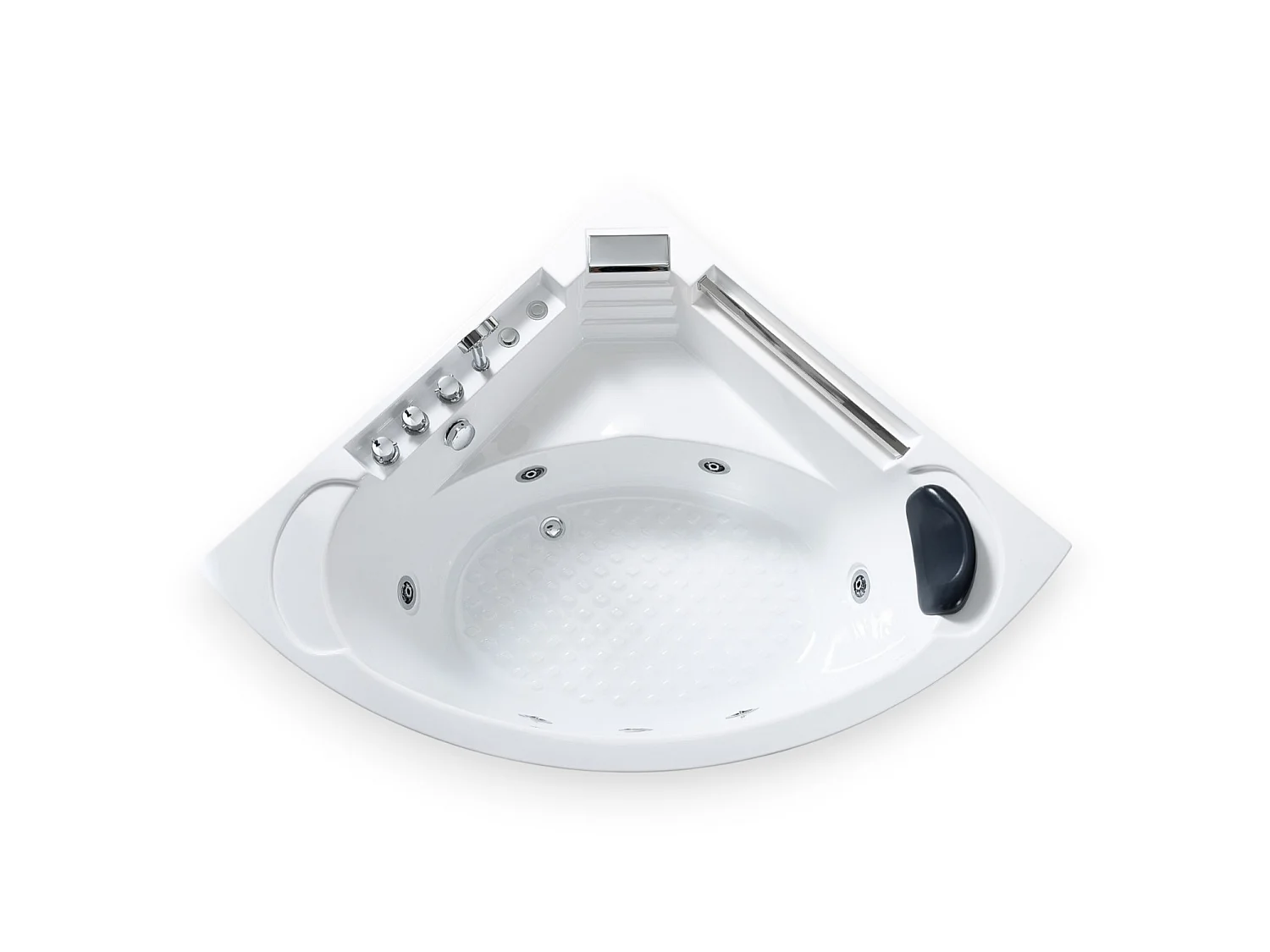 Bain à remous blanc pour 1 personne 135 X 135 cm 6 jets – Sage