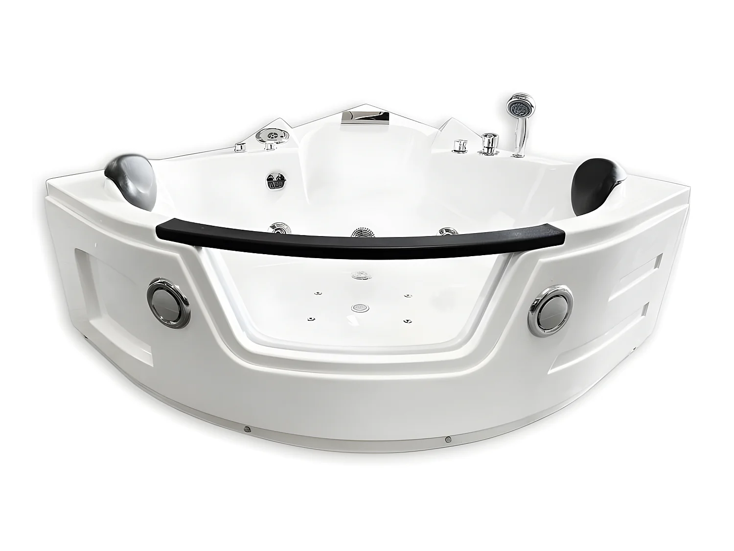 Bañera hidromasaje 150 X 150 cm Cromoterapia 12 jets - Mimosa