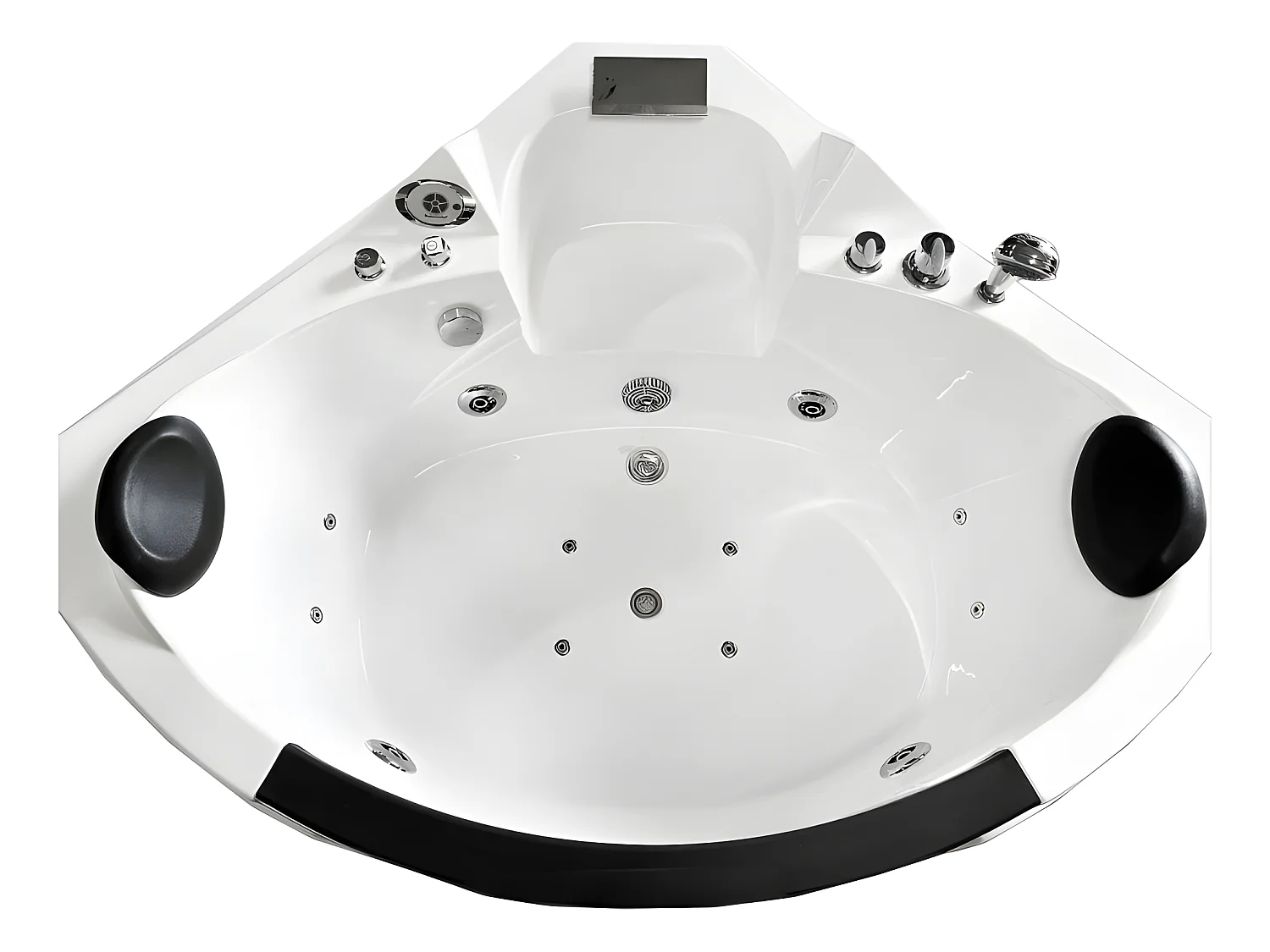Bañera hidromasaje 150 X 150 cm Cromoterapia 12 jets - Mimosa