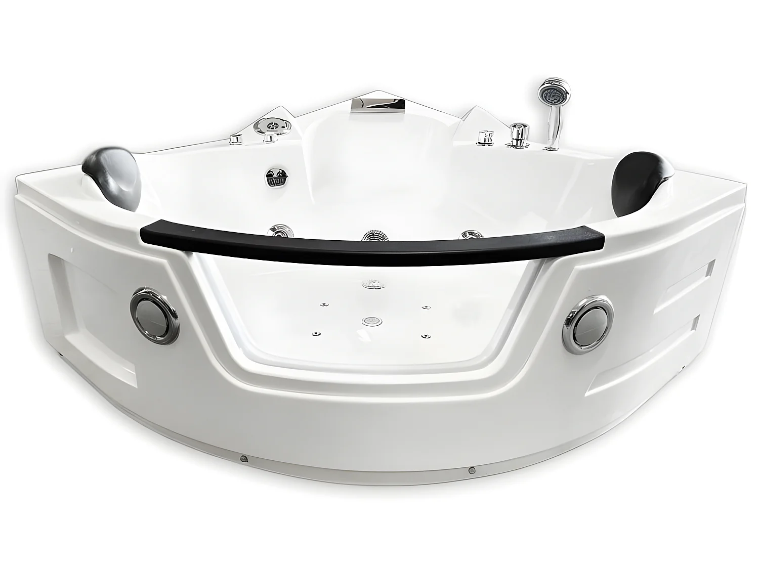 Vasca idromassaggio 150 X 150 cm cromoterapia 12 getti – Mimosa