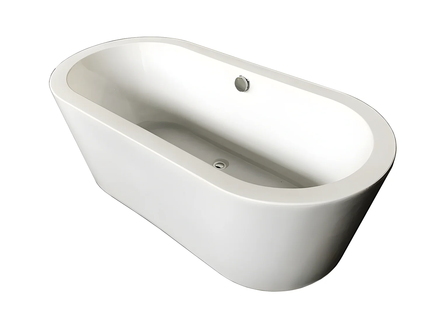 Bañera exenta moderna 170 x 80 cm - Royal