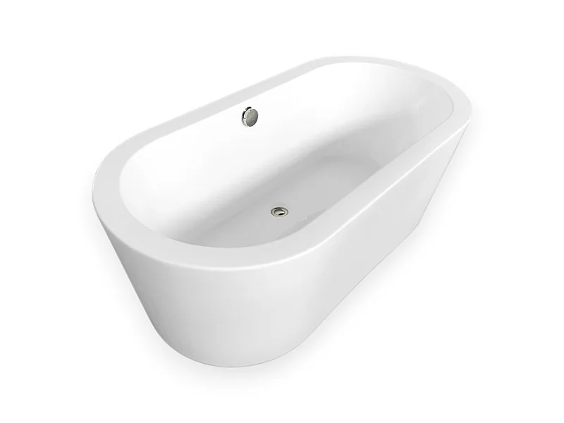 Banheira exenta moderna 170 x 80 cm branca - Royal