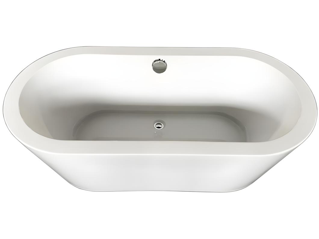 Banheira exenta moderna 170 x 80 cm branca - Royal