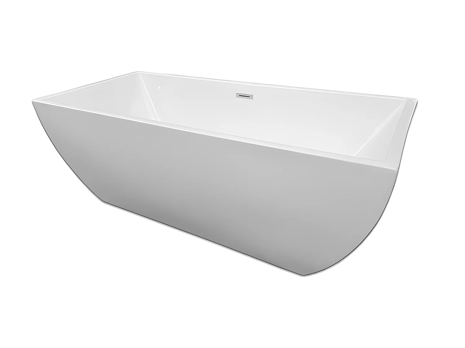 Wit vrijstaand bad 170 X 75 cm – Destiny