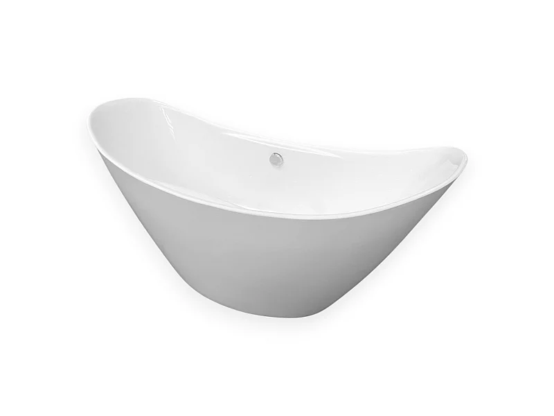 Banheira exenta branca moderna 172 x 72 cm - Joy